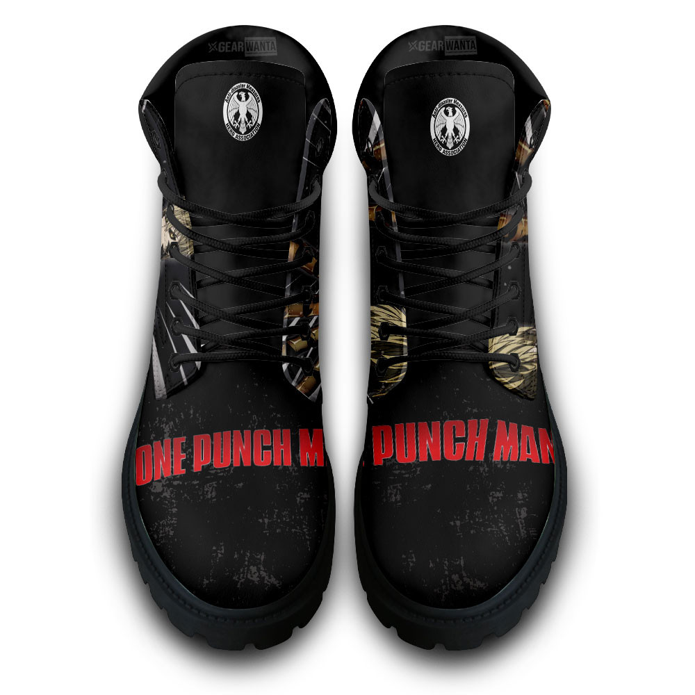 One Punch Man Genos Boots Anime Custom Shoes