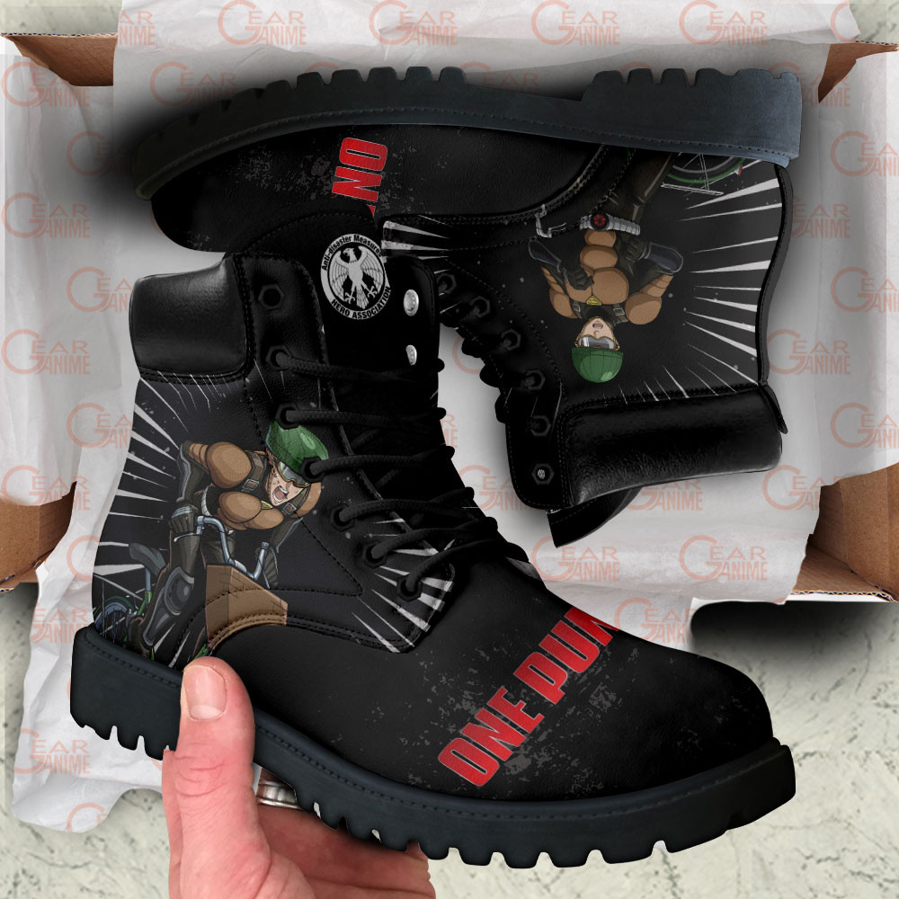 One Punch Man Mumen Rider Boots Anime Custom Shoes