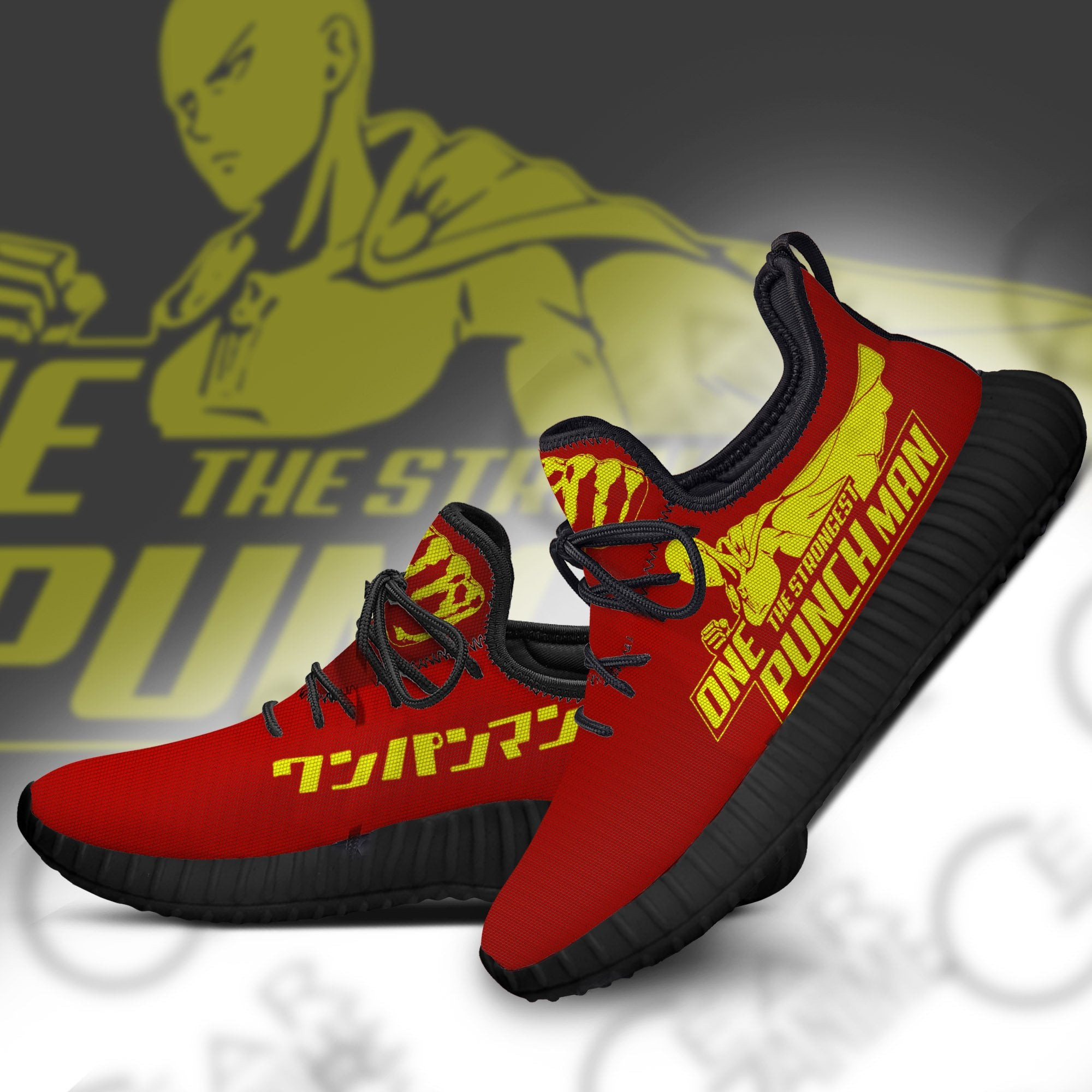 One Punch Man Reze Shoes Saitama Custom Anime Sneakers