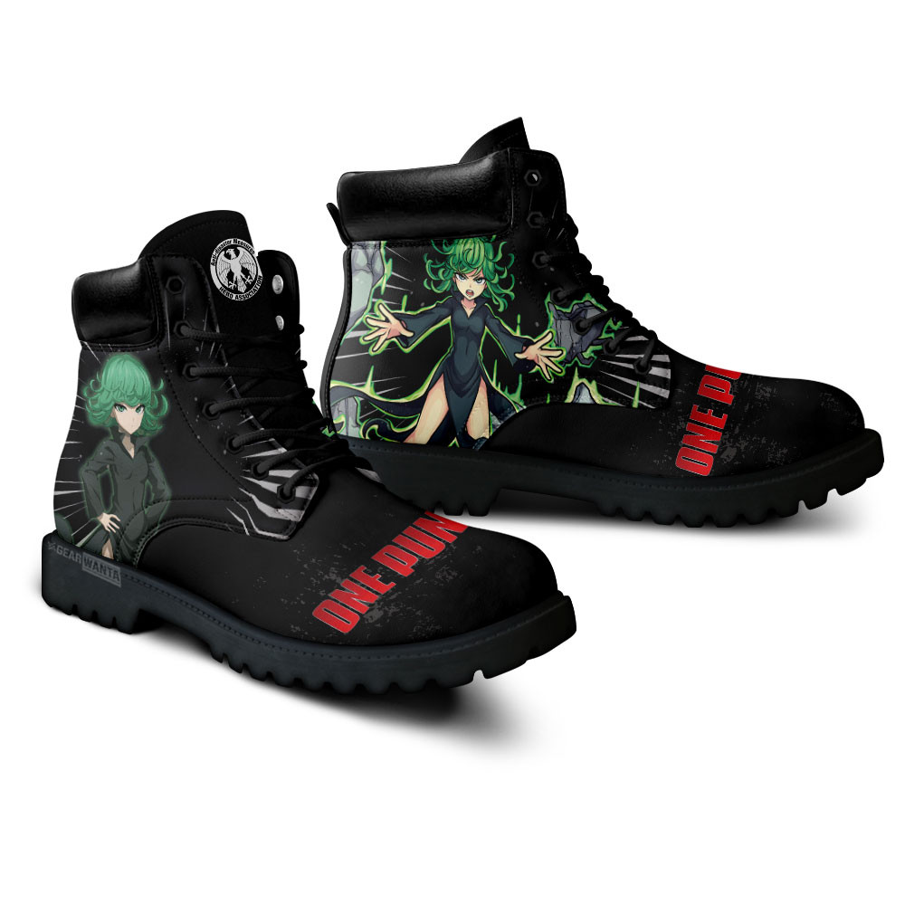 One Punch Man Tatsumaki Boots Anime Custom Shoes