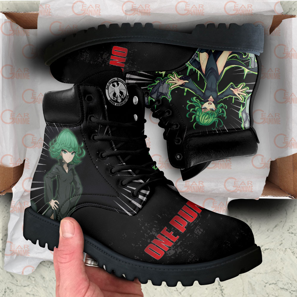 One Punch Man Tatsumaki Boots Anime Custom Shoes