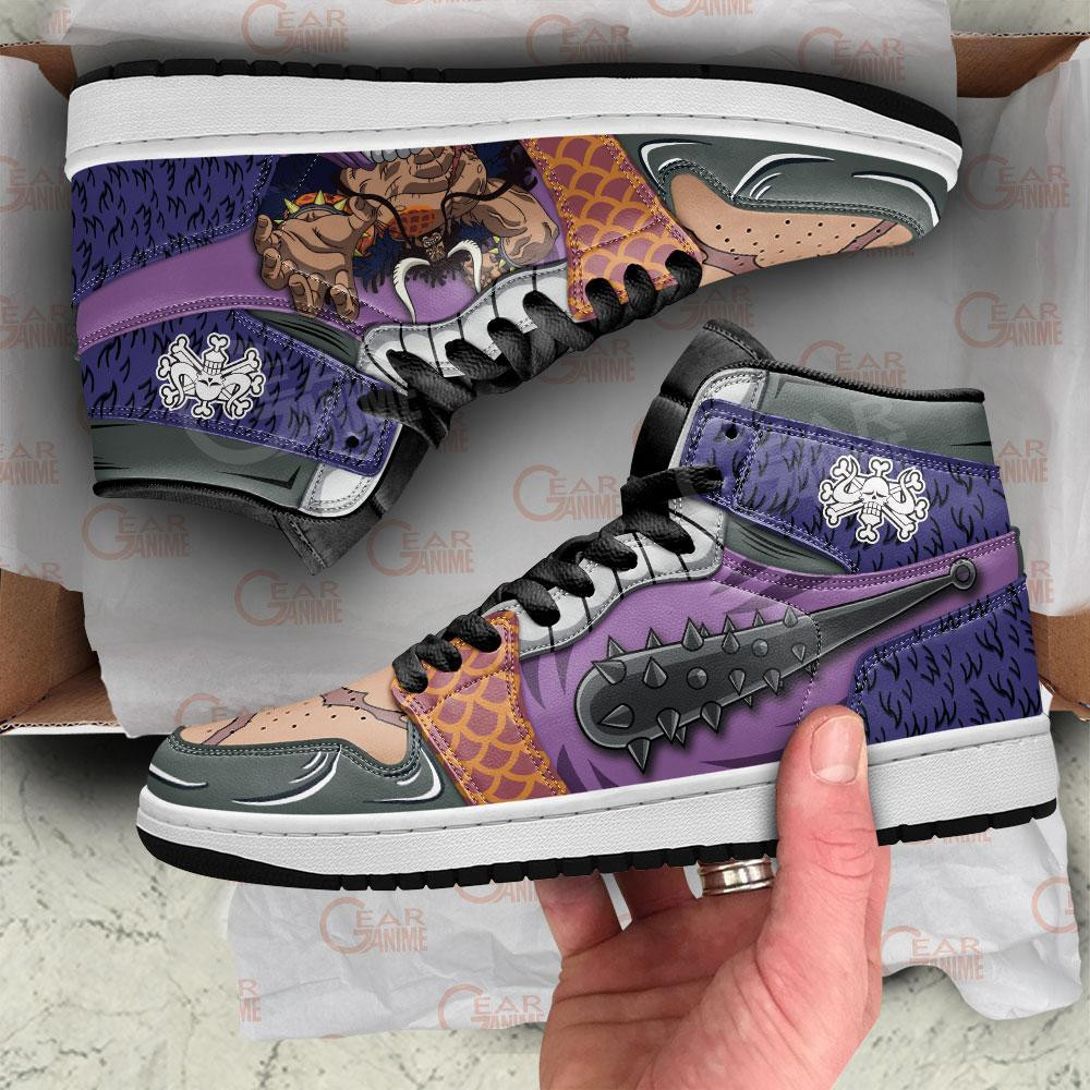 OP Kaido J1s Sneakers Anime One Piece Shoes, Air Jordan Hightop