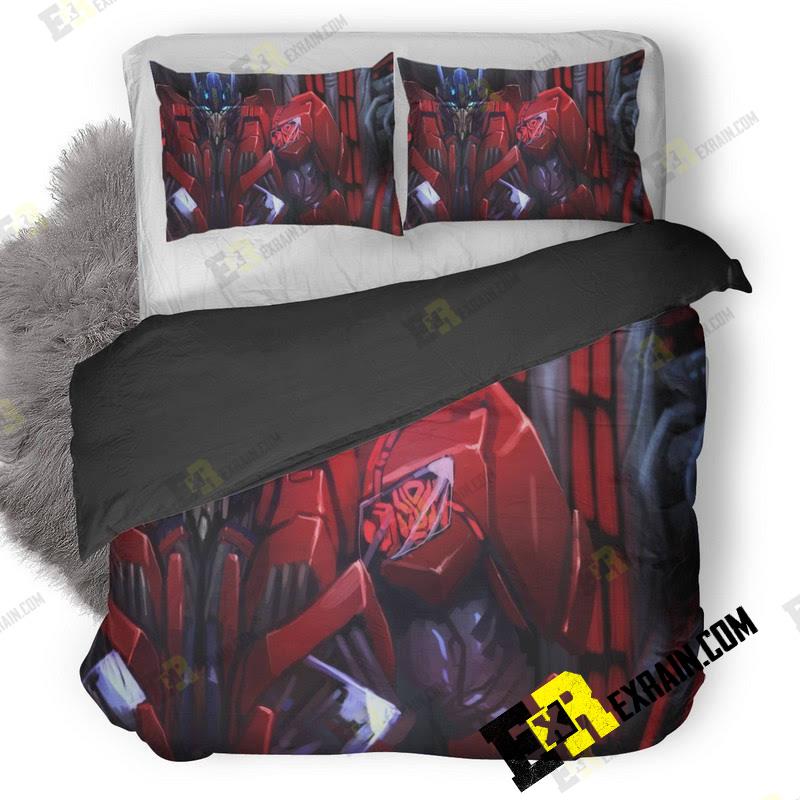Optimus Prime Fan Art 7C 3D Customized Duvet Cover Bedding Set