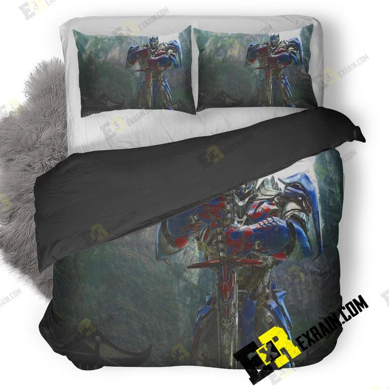 Optimus Prime In Transformers 3D Customized Duvet Cover Bedding Set