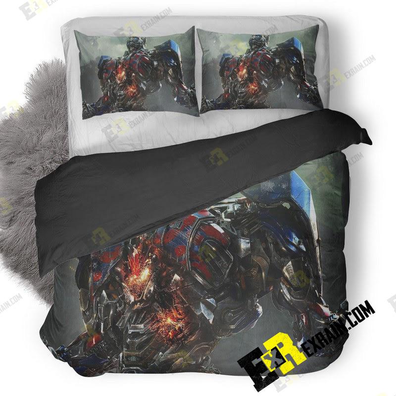 Optimus Prime Transformers Age Of Extinction 3D Customized Duvet Cover Bedding Set