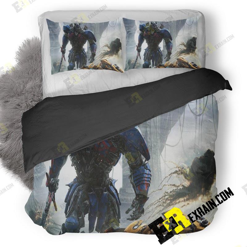 Optimus Prime Transformers The Last Knight Po 3D Customized Duvet Cover Bedding Set