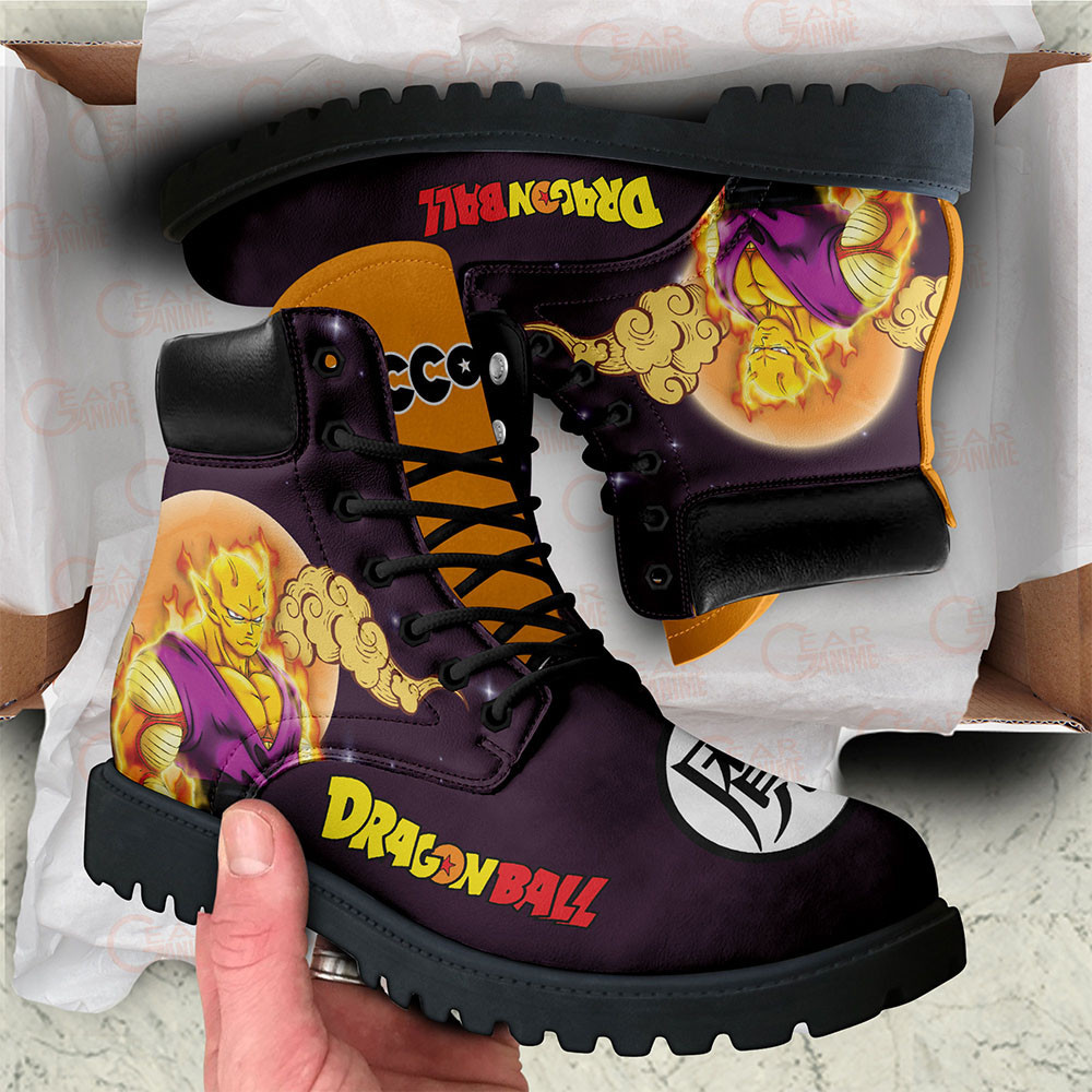Orange Piccolo Boots Dragon Ball Custom Anime Shoes For Otaku