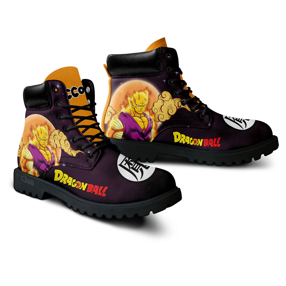 Orange Piccolo Boots Dragon Ball Custom Anime Shoes For Otaku
