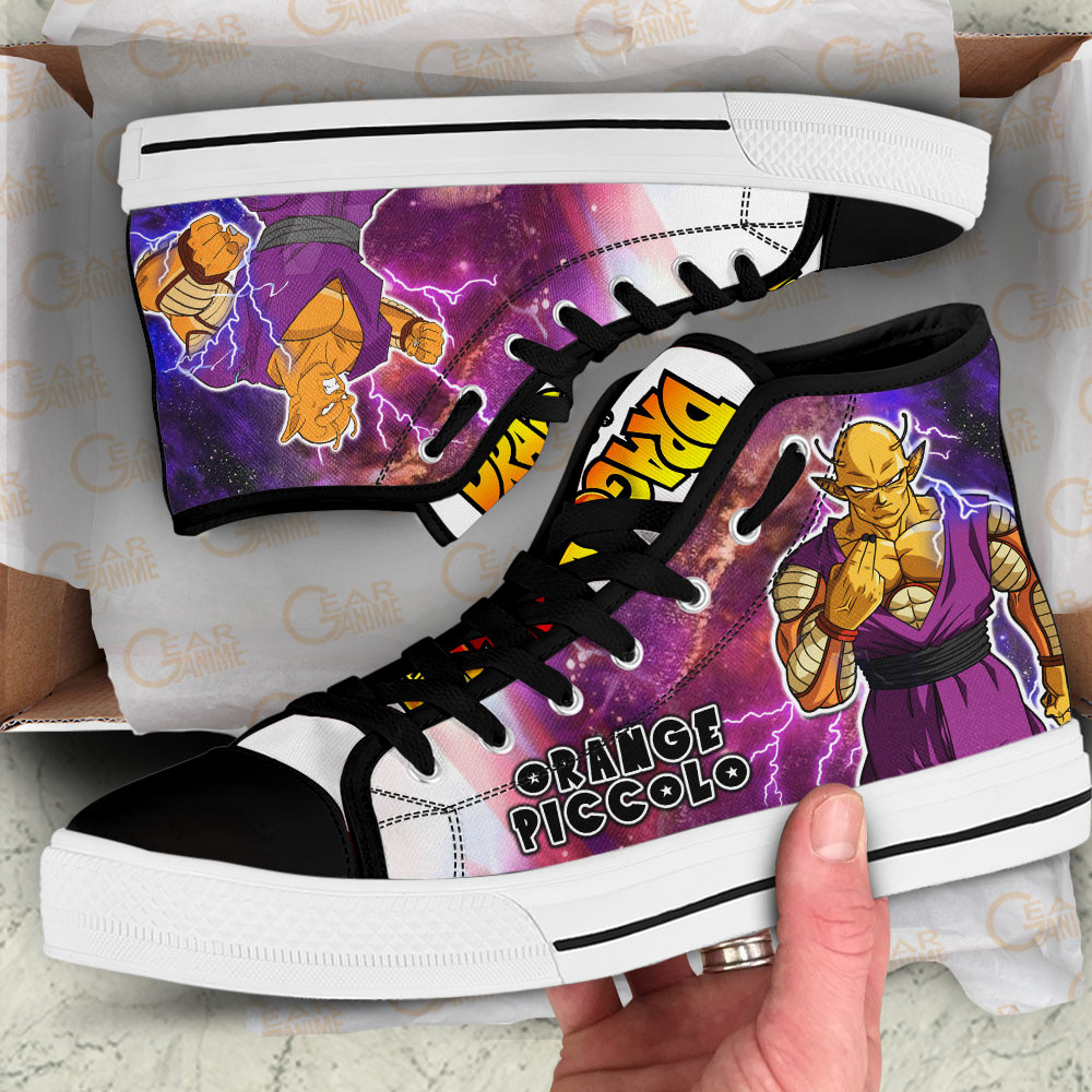 Orange Piccolo High Top Shoes Dragon Ball Super Custom Anime Sneakers