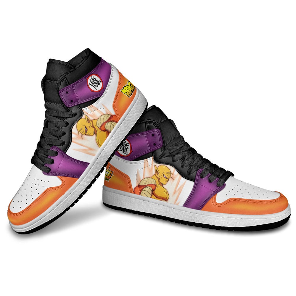 Orange Piccolo JD1s Sneakers Dragon Ball Super Anime Shoes, Air Jordan Hightop