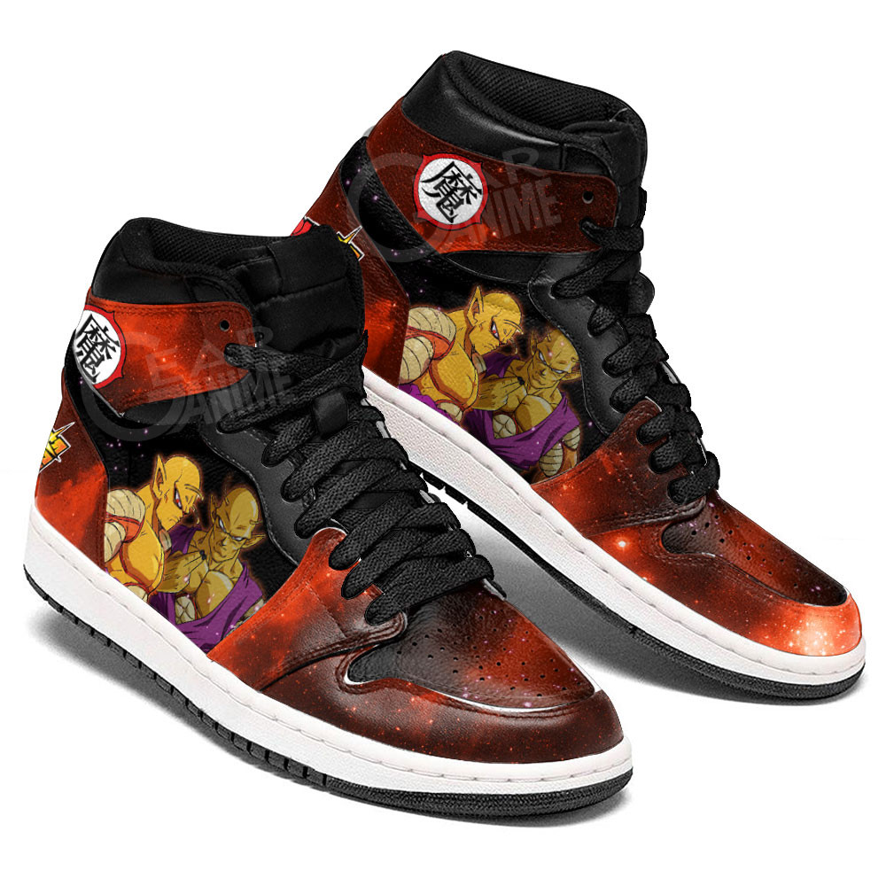 Orange Piccolo JD1s Sneakers Dragon Ball Super Anime Shoes Great Gift, Air Jordan Hightop