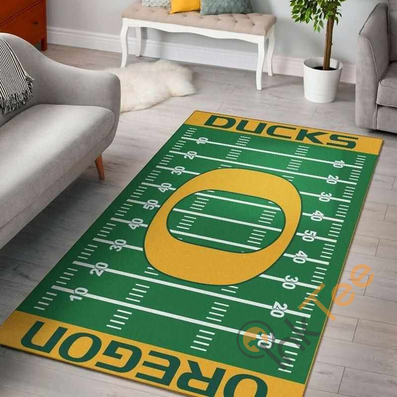Oregon Ducks Home Field Area Rectangle Rug