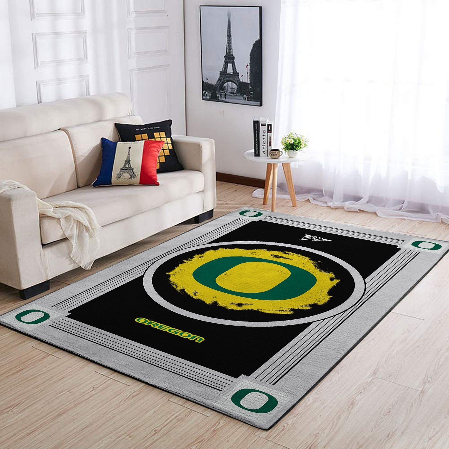 Oregon Ducks Living Room Area Rectangle Rug