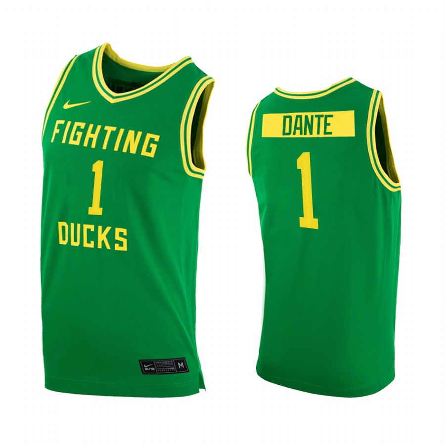 Oregon Ducks N'Faly Dante Green College 2020-21 Jersey