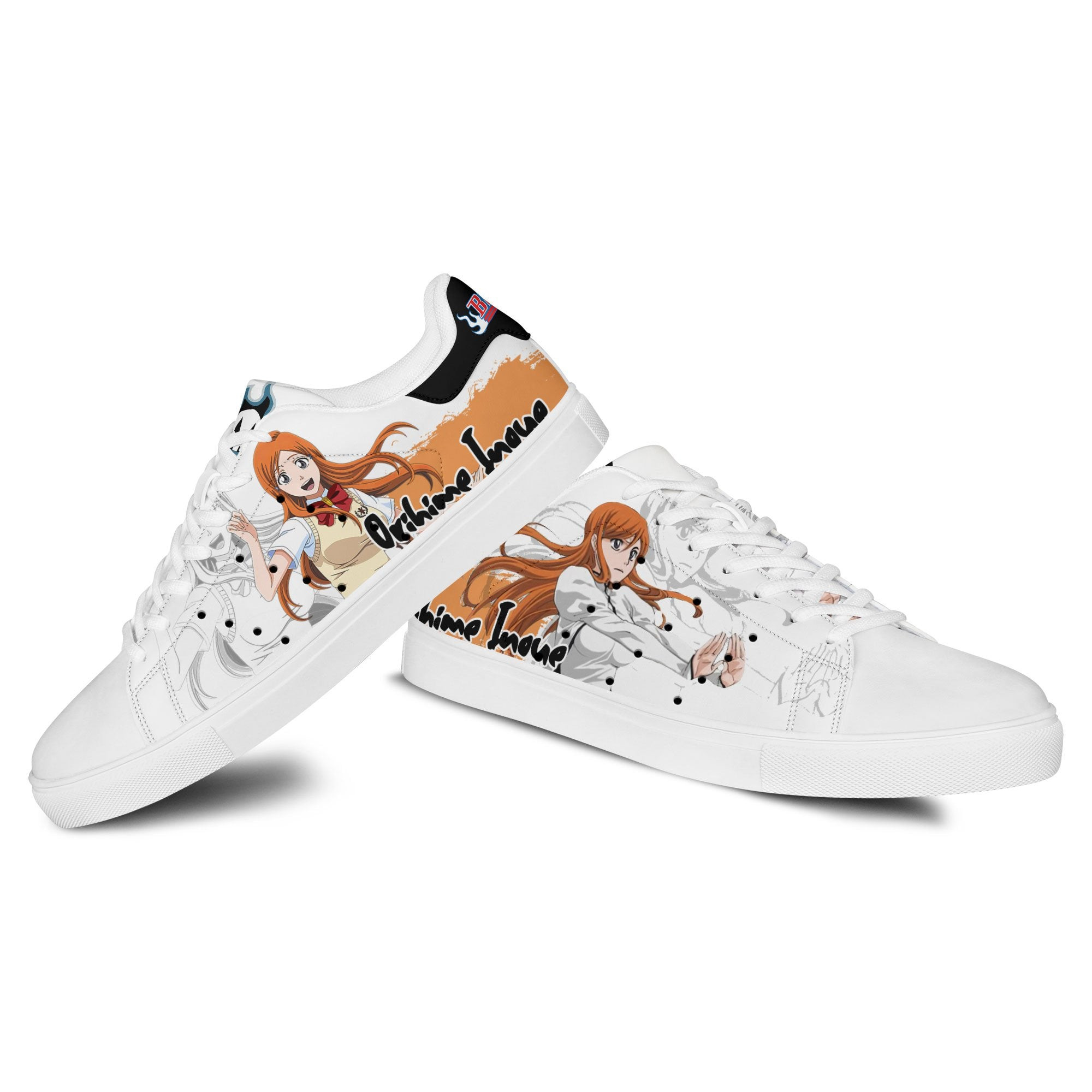 Orihime Inoue Skate Sneakers Custom Anime Bleach Shoes