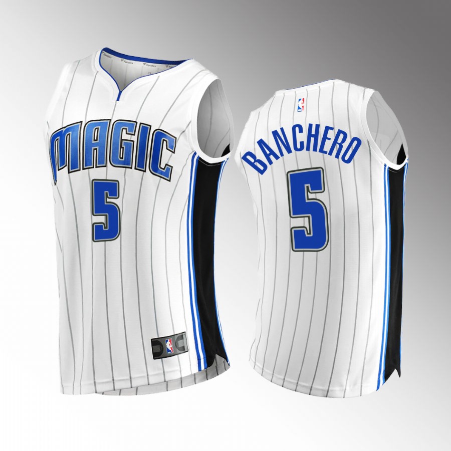 Orlando Magic #5 Paolo Banchero Association Edition Jersey 2022-23 White