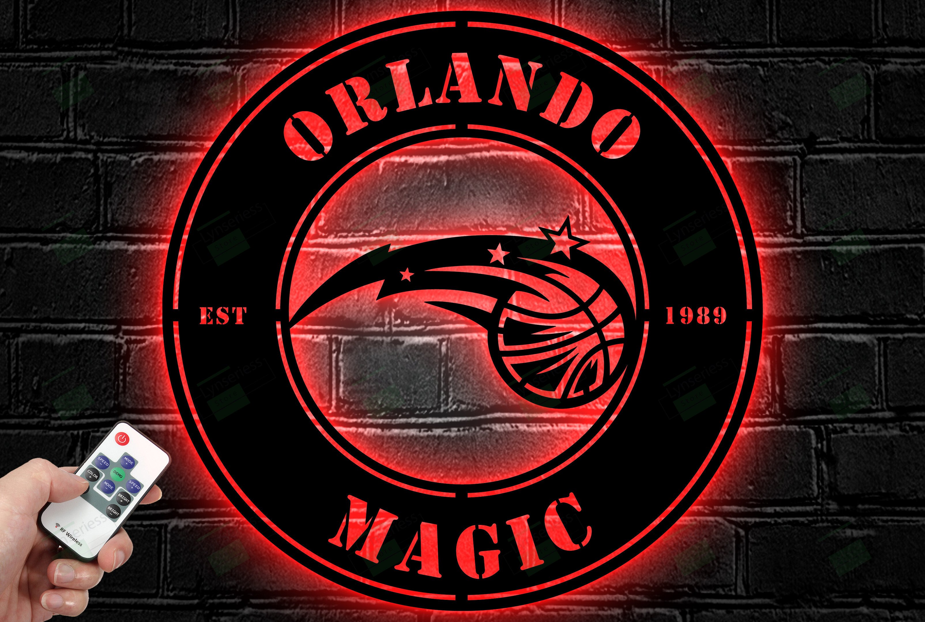 Orlando Magic Metal Sign – Led Light Sign NBA