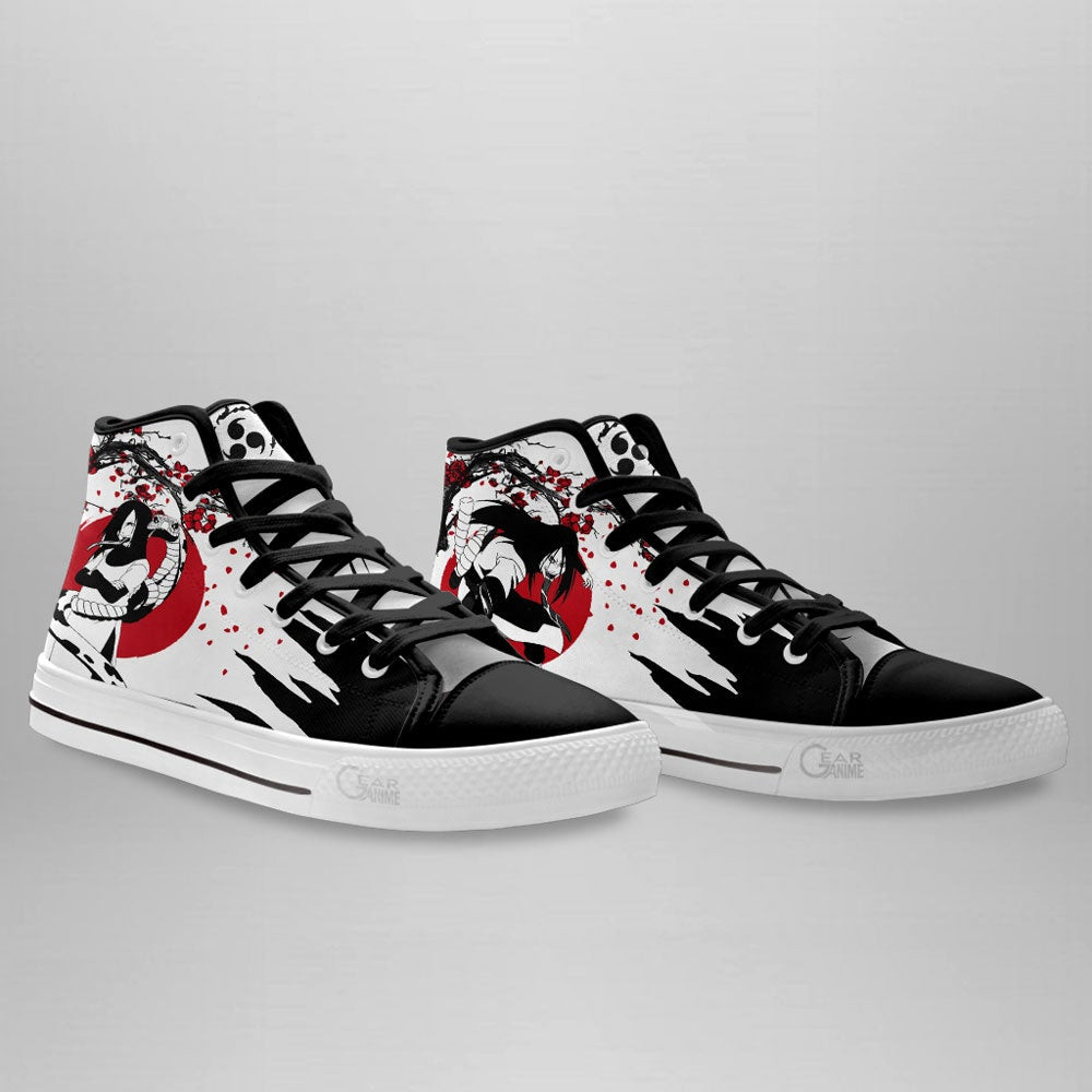 Orochimaru High Top Shoes Custom NRT Anime Sneakers Japan Style