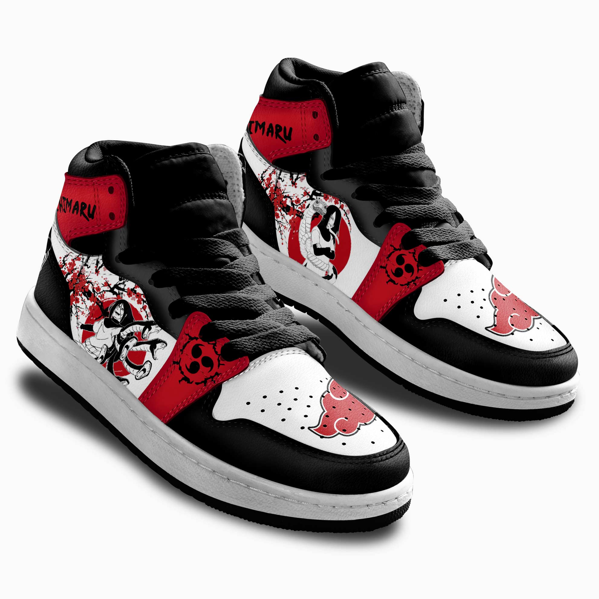 Orochimaru Kids Sneakers Custom Akatsuki Anime Shoes For Kids Japan Style