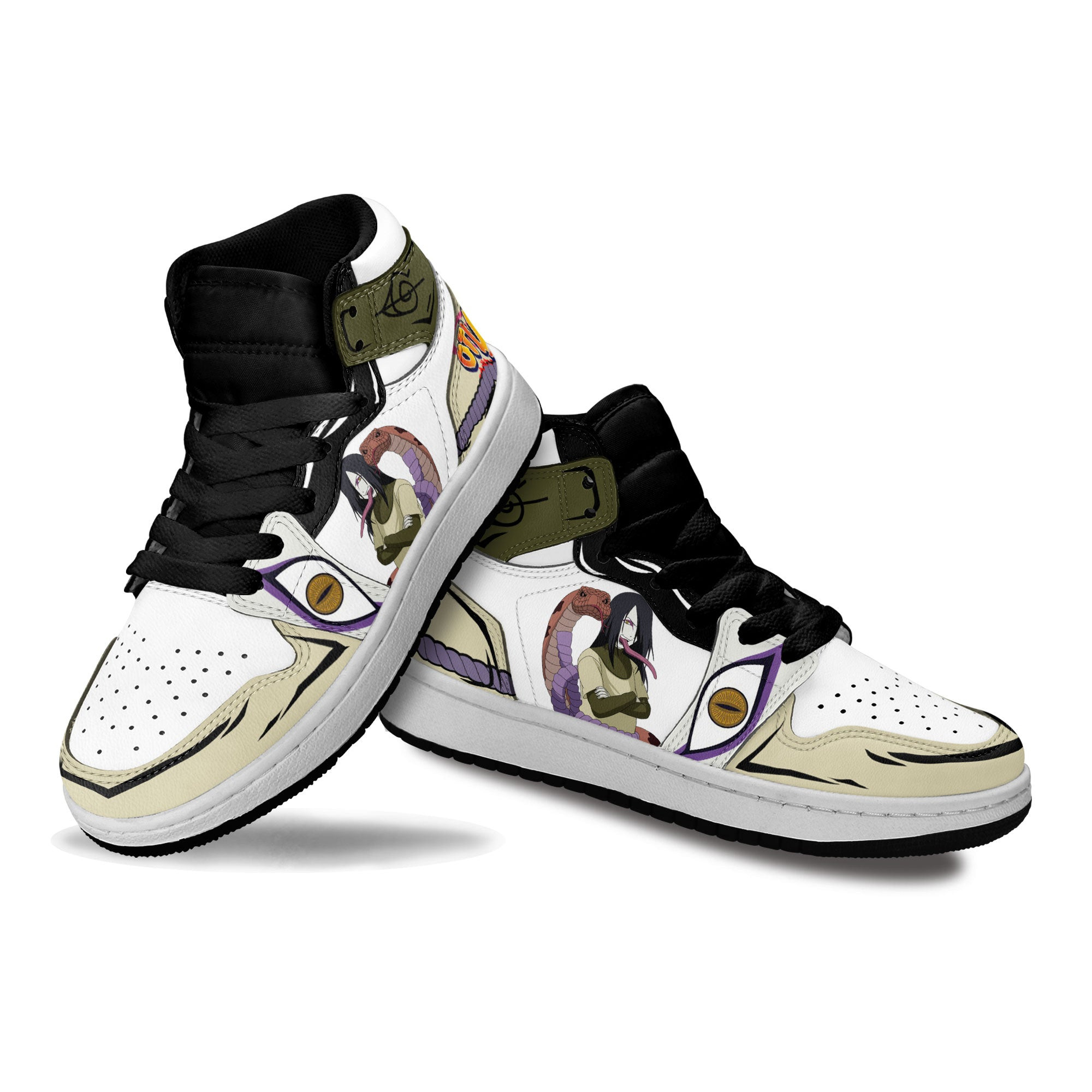 Orochimaru Kids Sneakers Custom Anime NRT Shoes For Kids