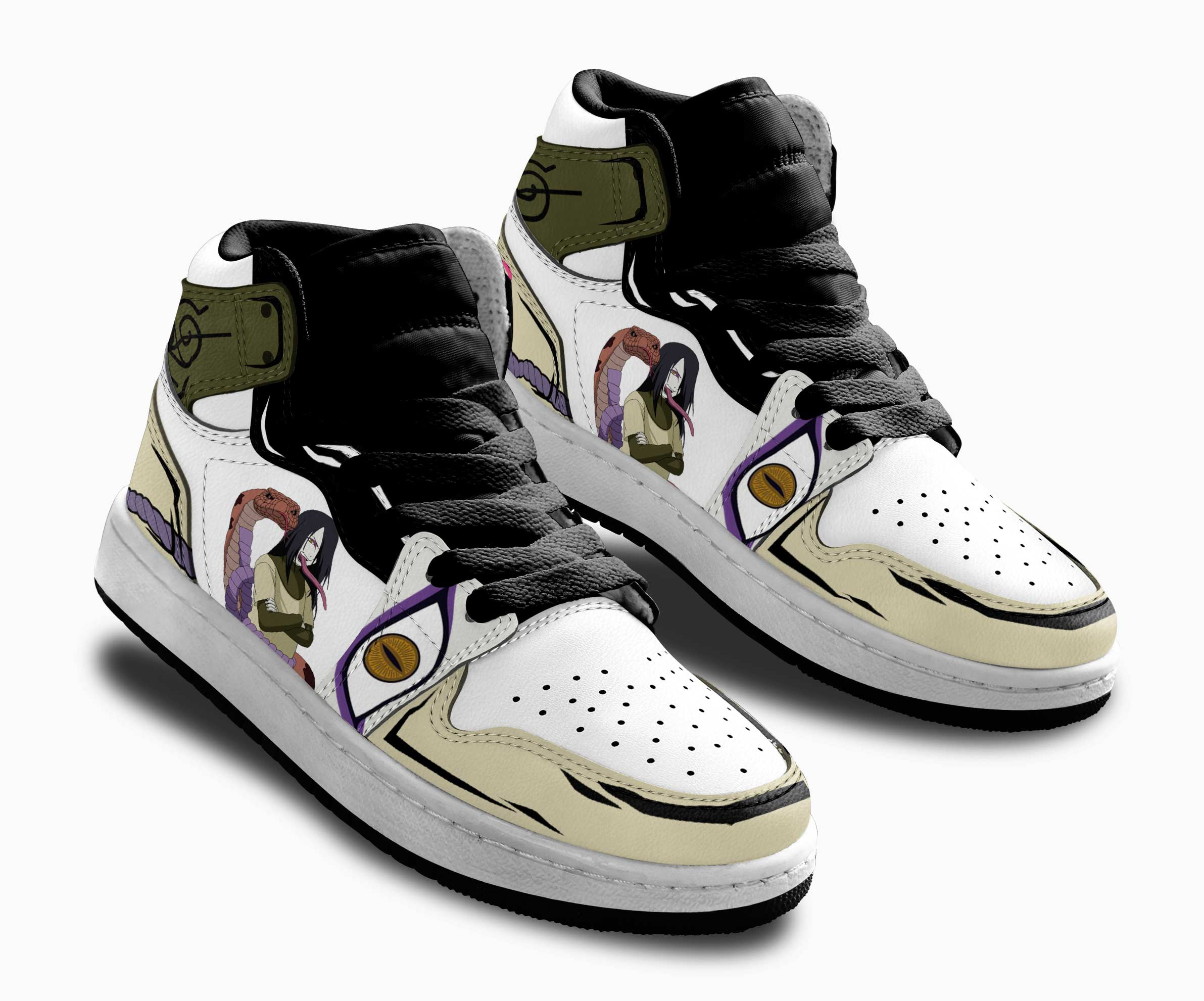 Orochimaru Kids Sneakers Custom Anime NRT Shoes For Kids