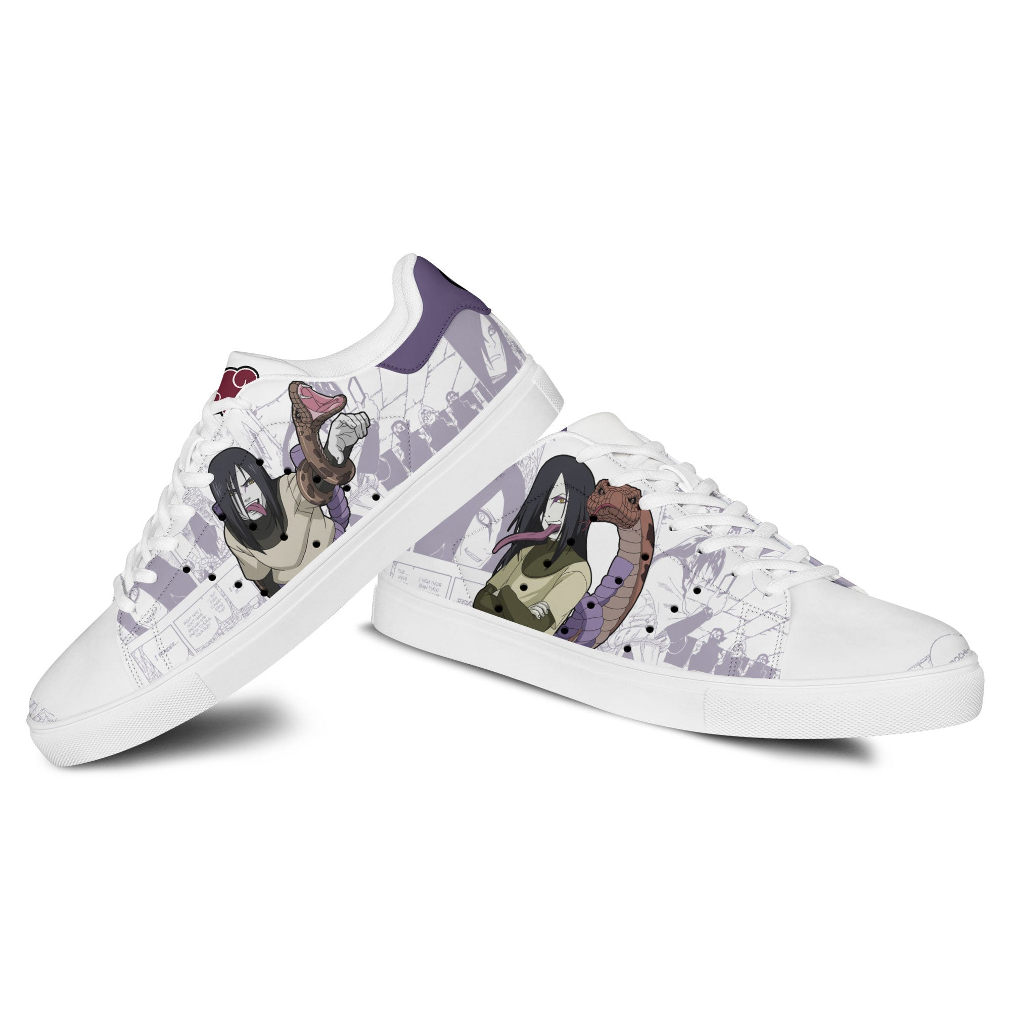 Orochimaru Skate Sneakers Custom NRT Anime Shoes