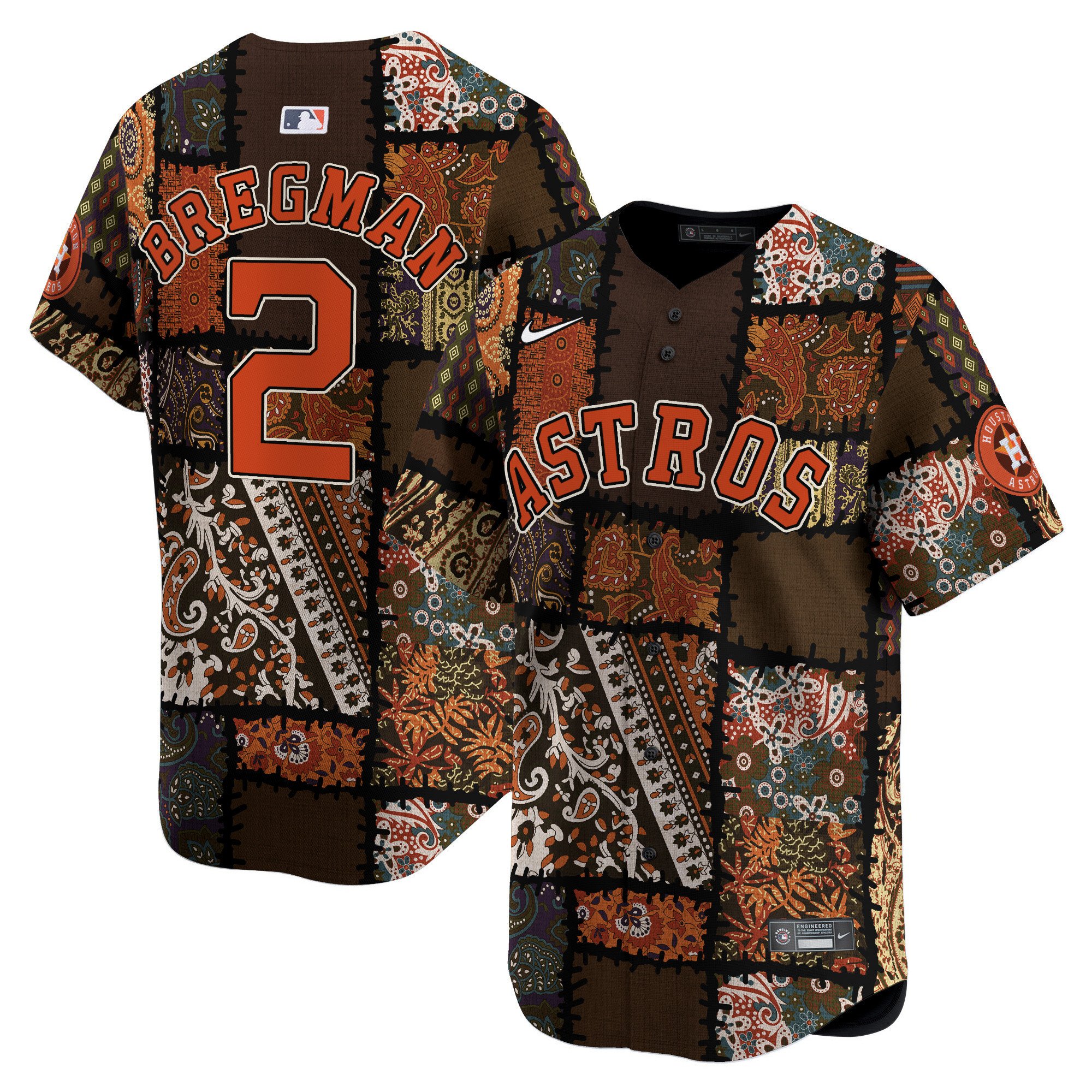 Alex BregmanUnisex Houston Astros Hippie Vapor Premier Limited Printed Jersey - Printed