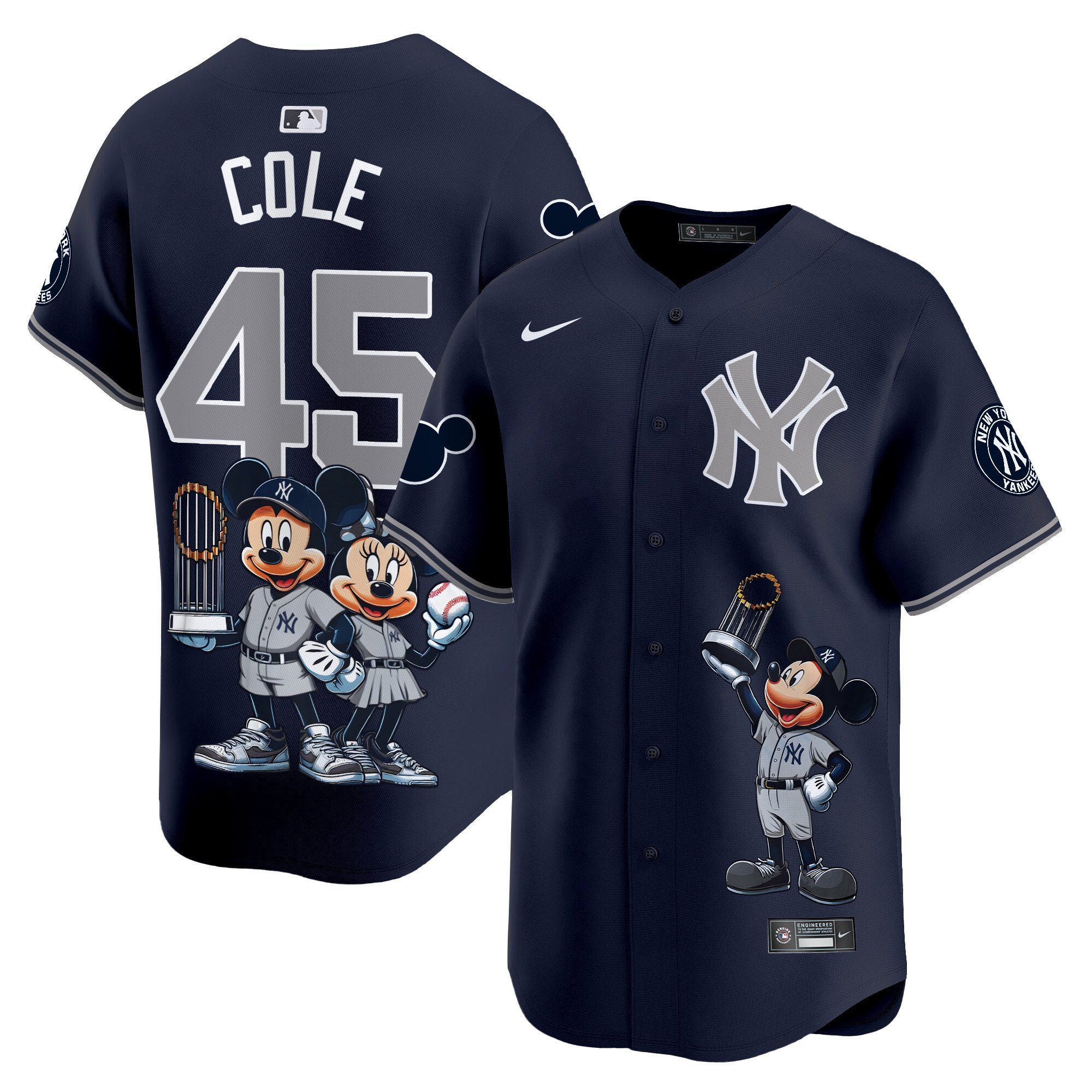Gerrit ColeUnisex New York Yankees Mickey Vapor Premier Limited Alternate Jersey - Printed