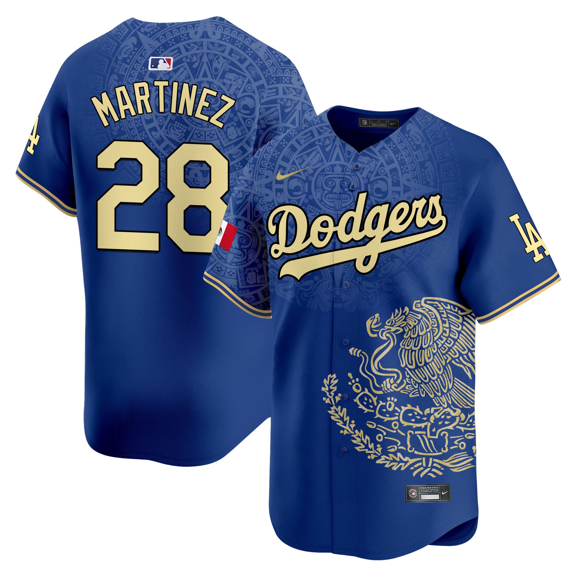 J.D. MartinezUnisex Los Angeles Dodgers Mexico Vapor Premier Limited Royal Jersey - Printed