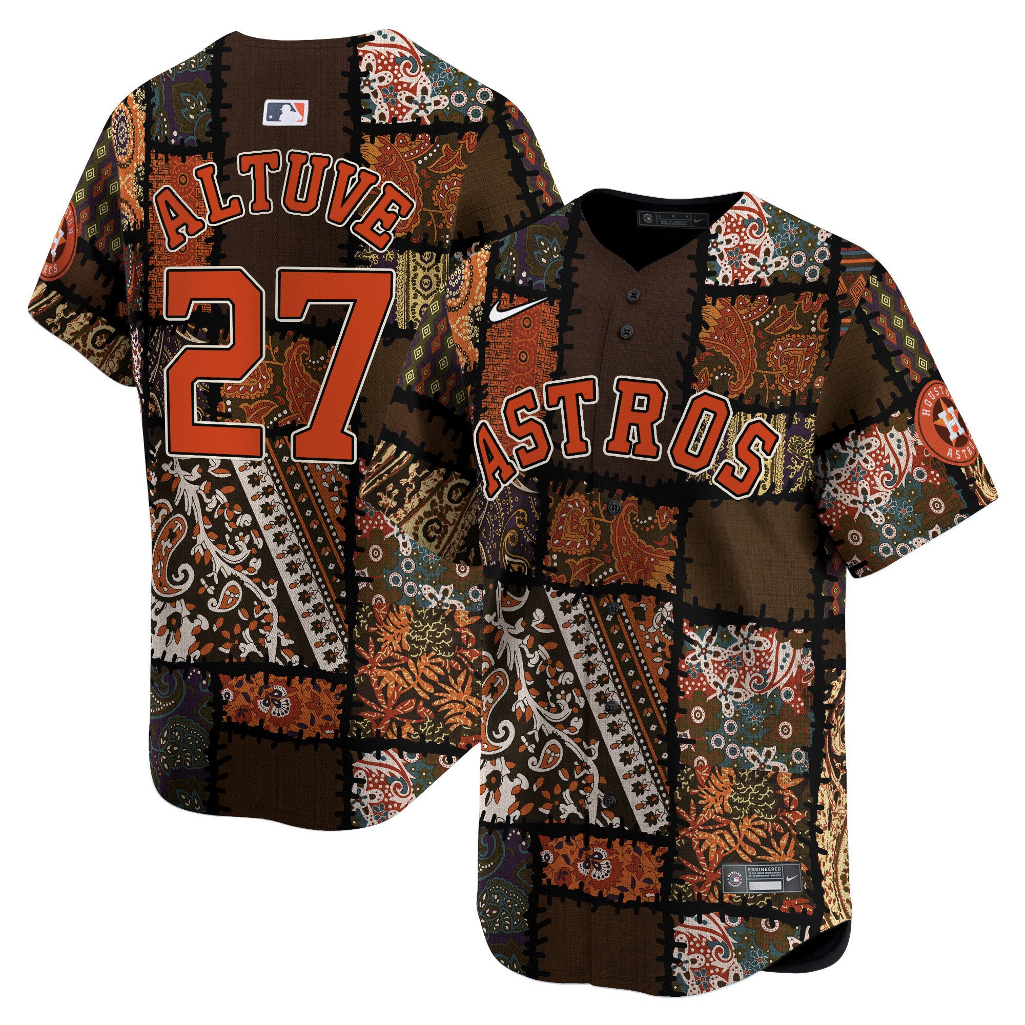 JosÃˆ AltuveUnisex Houston Astros Hippie Vapor Premier Limited Printed Jersey - Printed