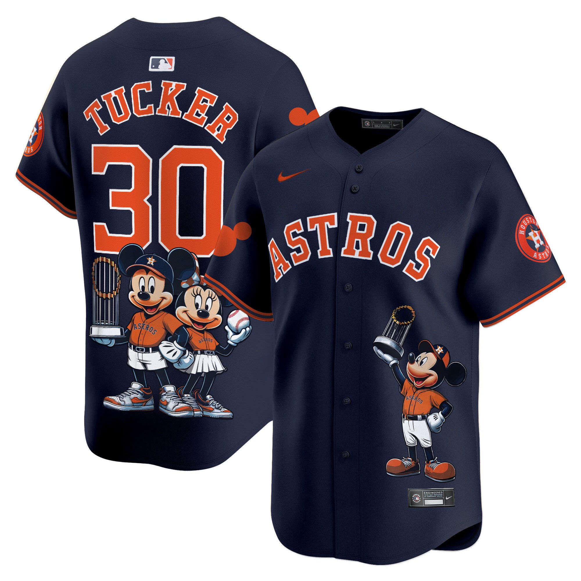 Kyle TuckerUnisex Houston Astros Mickey Houston Vapor Premier Limited Alternate Jersey - Printed
