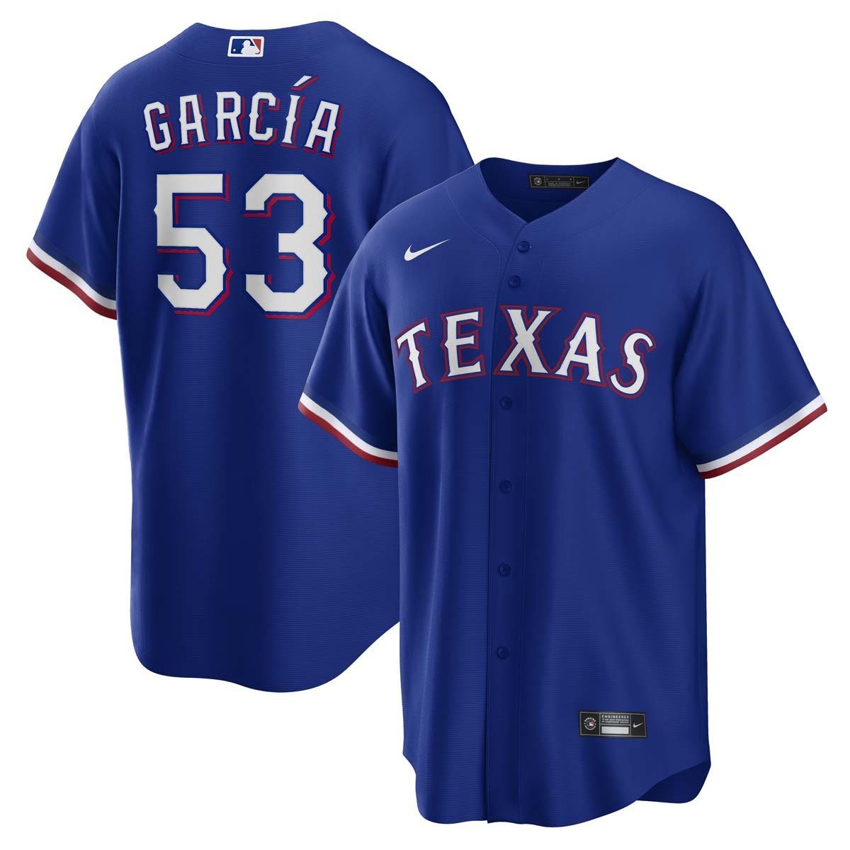 Men Adolis GarcÃŒa Texas Rangers Cool Base Royal Jersey - All Stitched