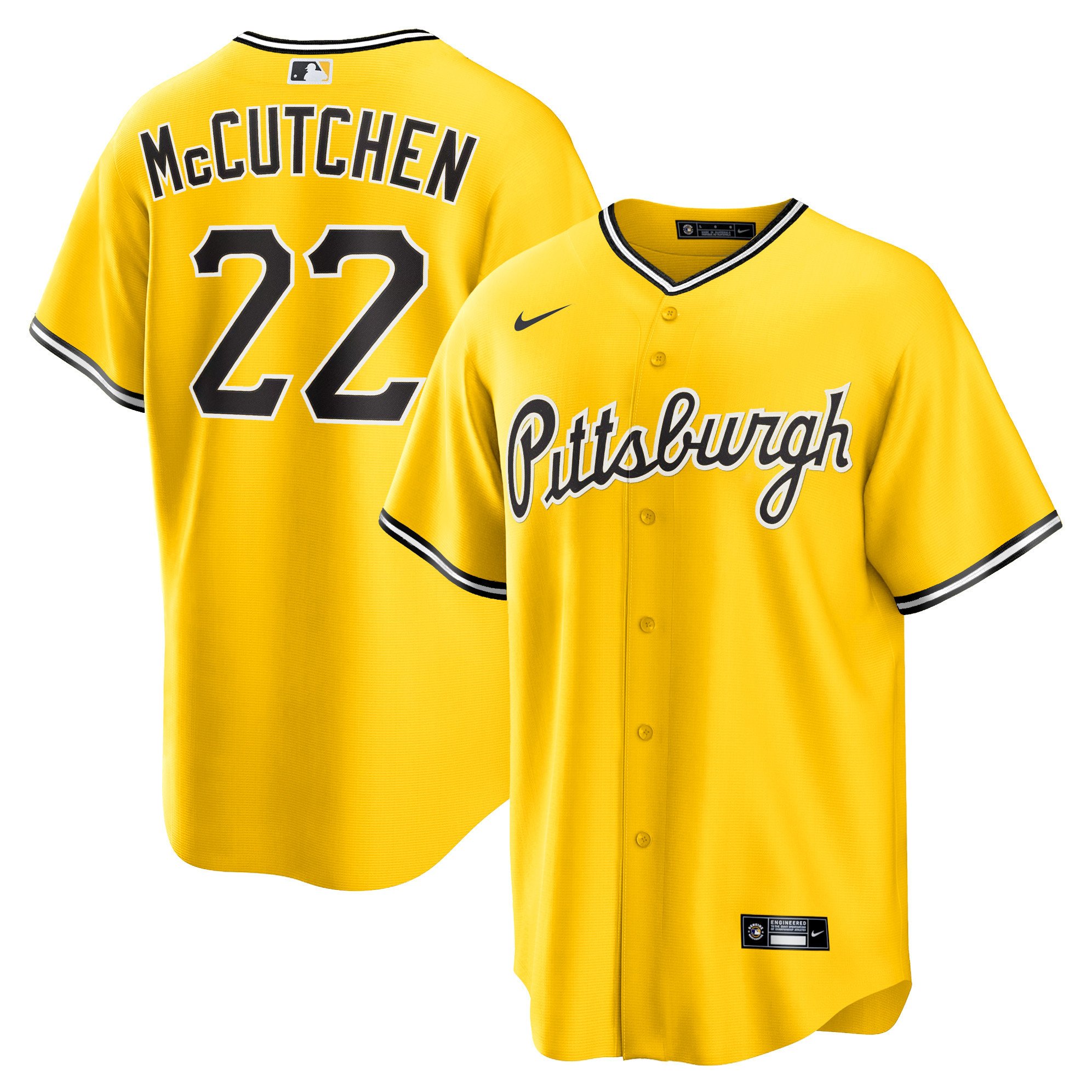 Men Andrew McCutchen Pittsburgh Pirates 2023 Cool Base Fan Made Jersey - All Stitched