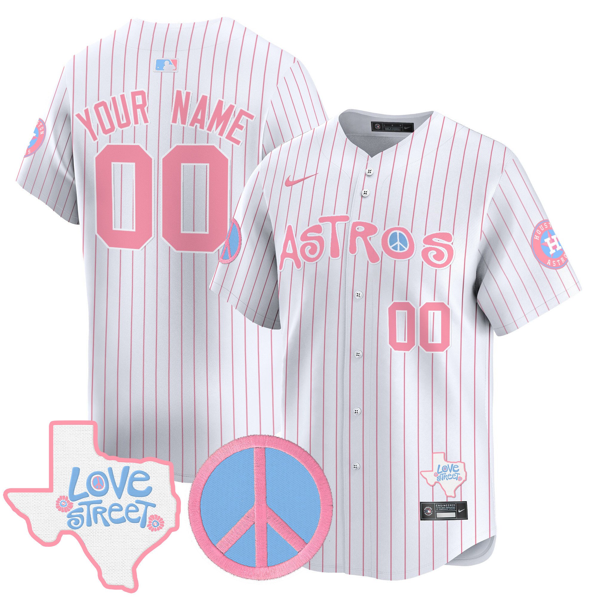 Men Baltimore Orioles Bubblegum Pink Robinson Patch Vapor Premier Limited Custom Pinstripe Jersey - All Stitched