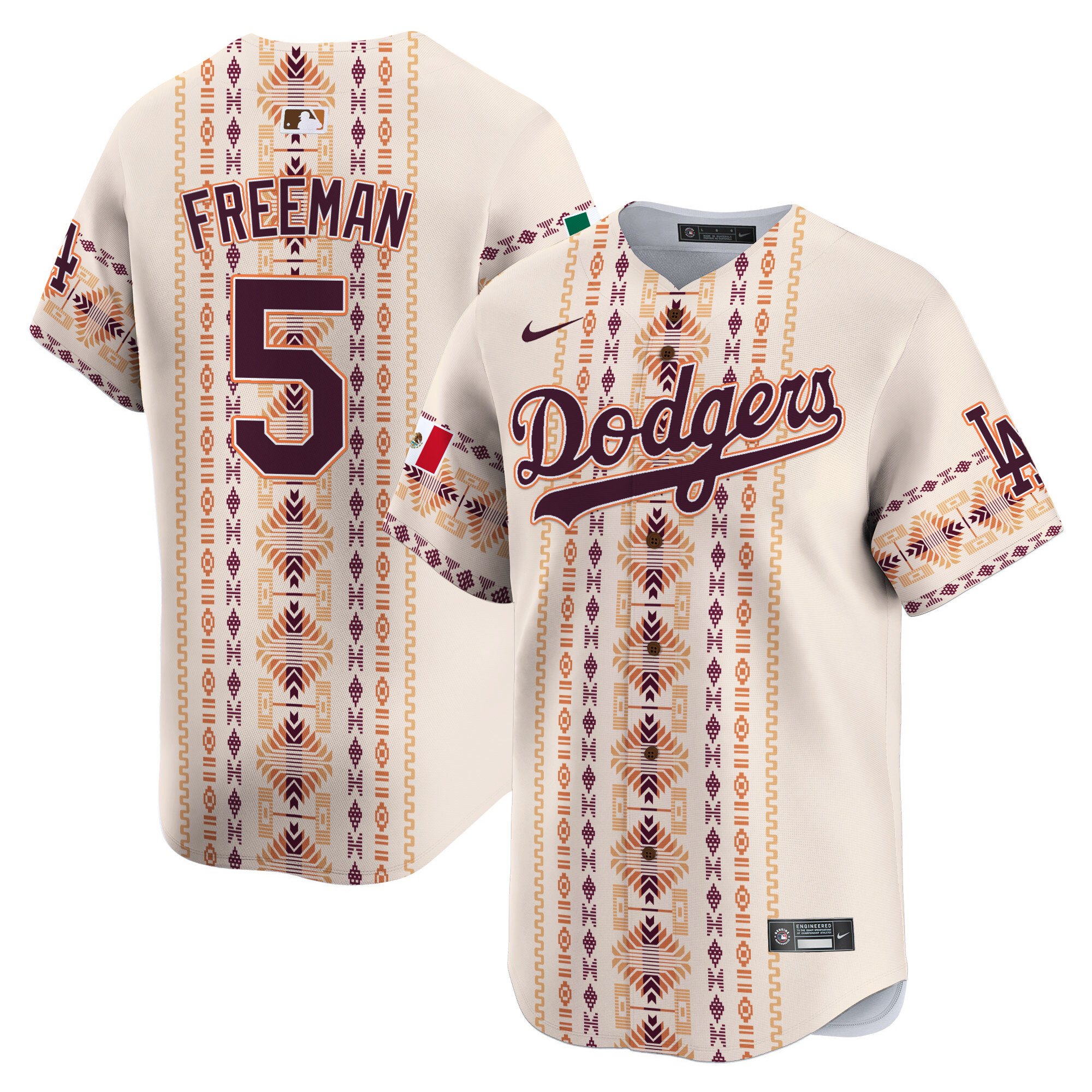 Men Freddie Freeman Los Angeles Dodgers Traditional Style Vapor Premier Limited Jersey - Printed