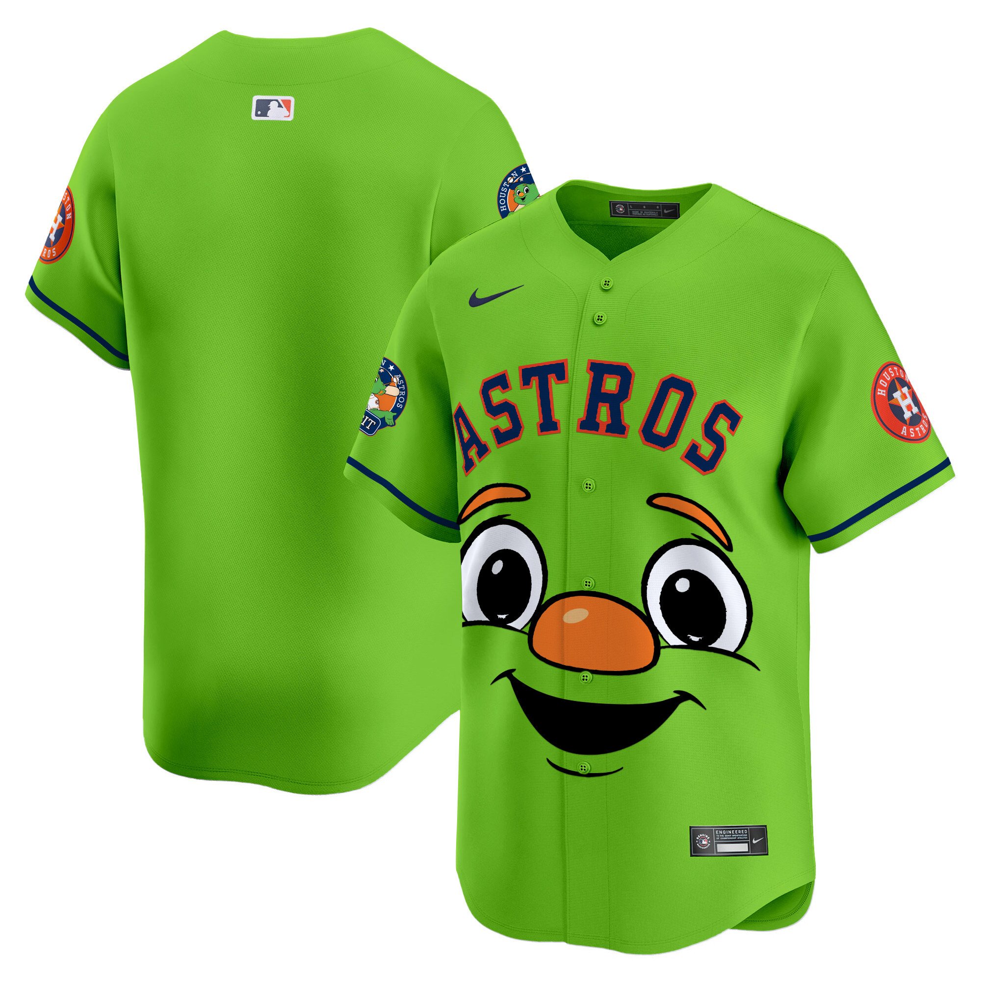 Men Houston Astros Orbit Vapor Premier Limited Jersey - Printed
