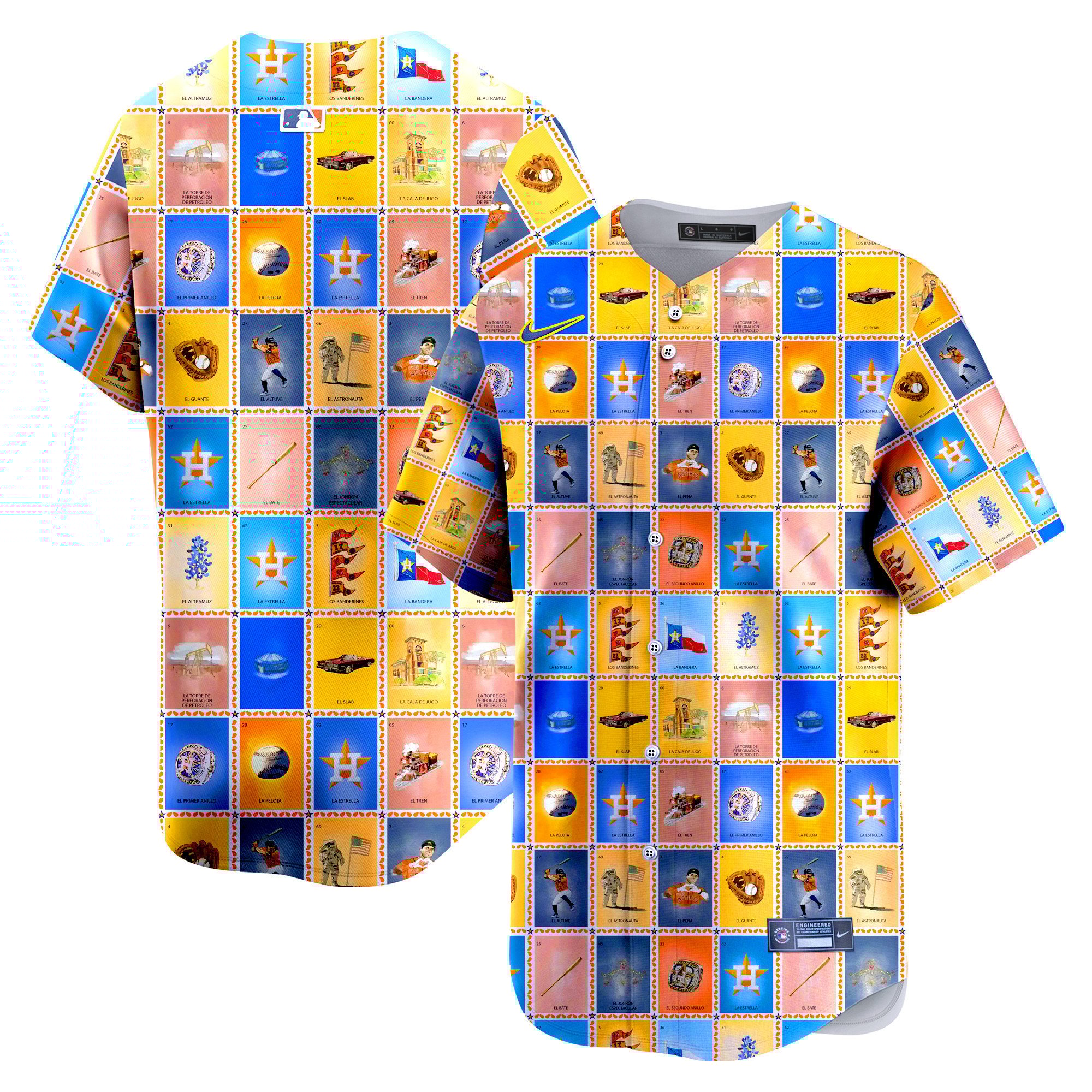 Men Houston Astros The Lotteria Colection Vapor Premier Limited Jersey - Printed