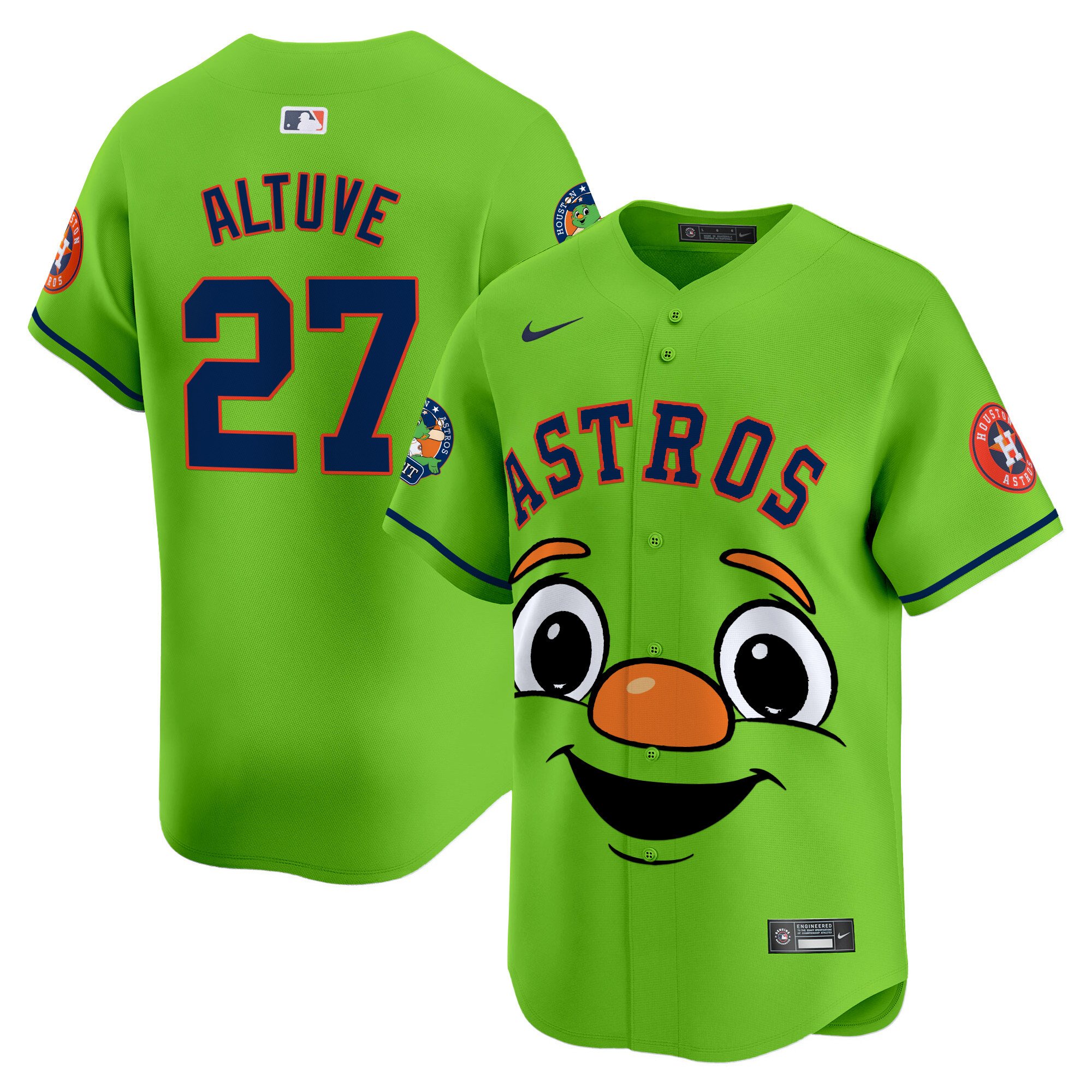 Men JosÃˆ Altuve Houston Astros Orbit Vapor Premier Limited Jersey - Printed