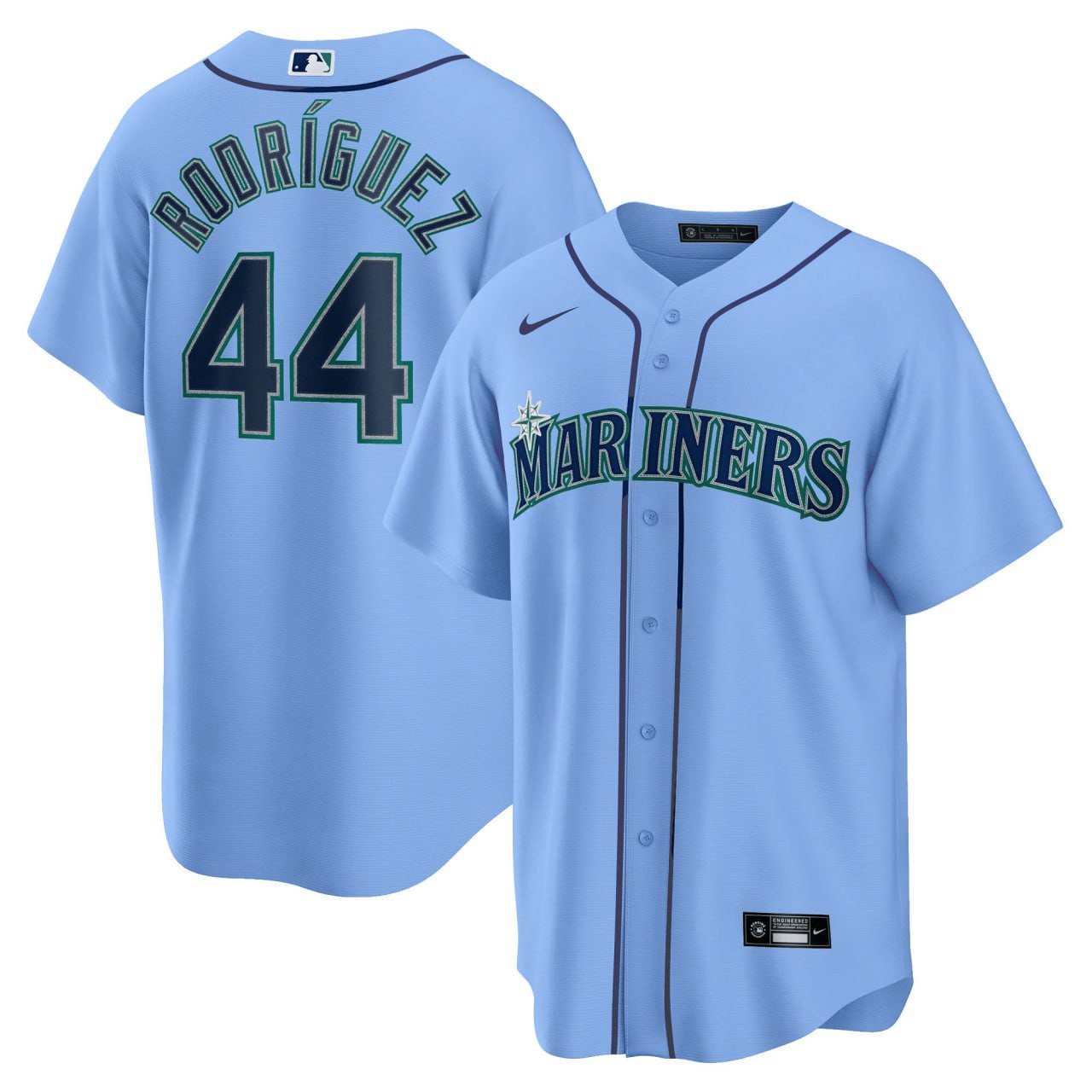 Men Julio Rodriguez Seattle Mariners Light Blue Jersey Collection - All Stitched