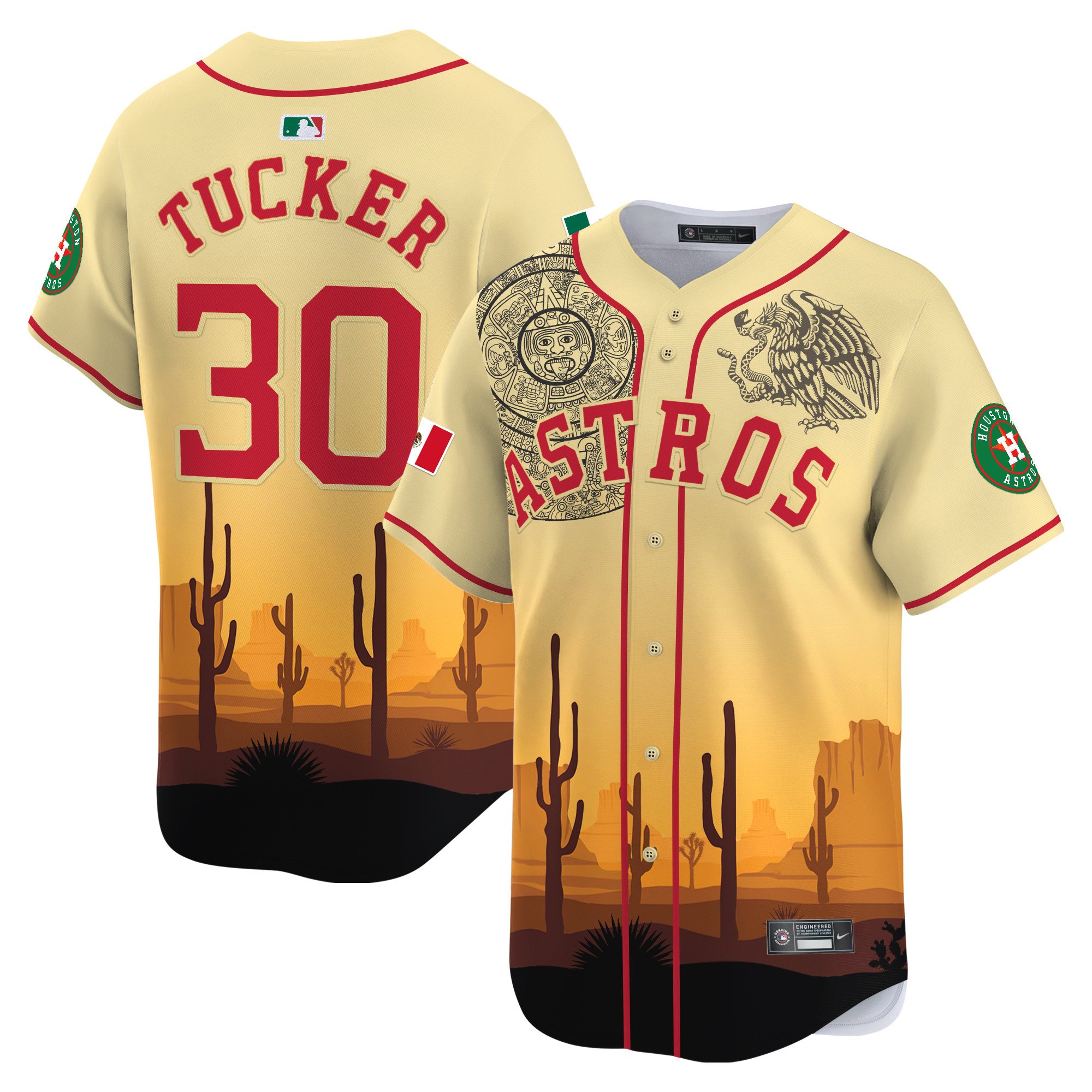 Men Kyle Tucker Houston Astros Mexico Vapor Premier Limited Jersey V4 - Printed