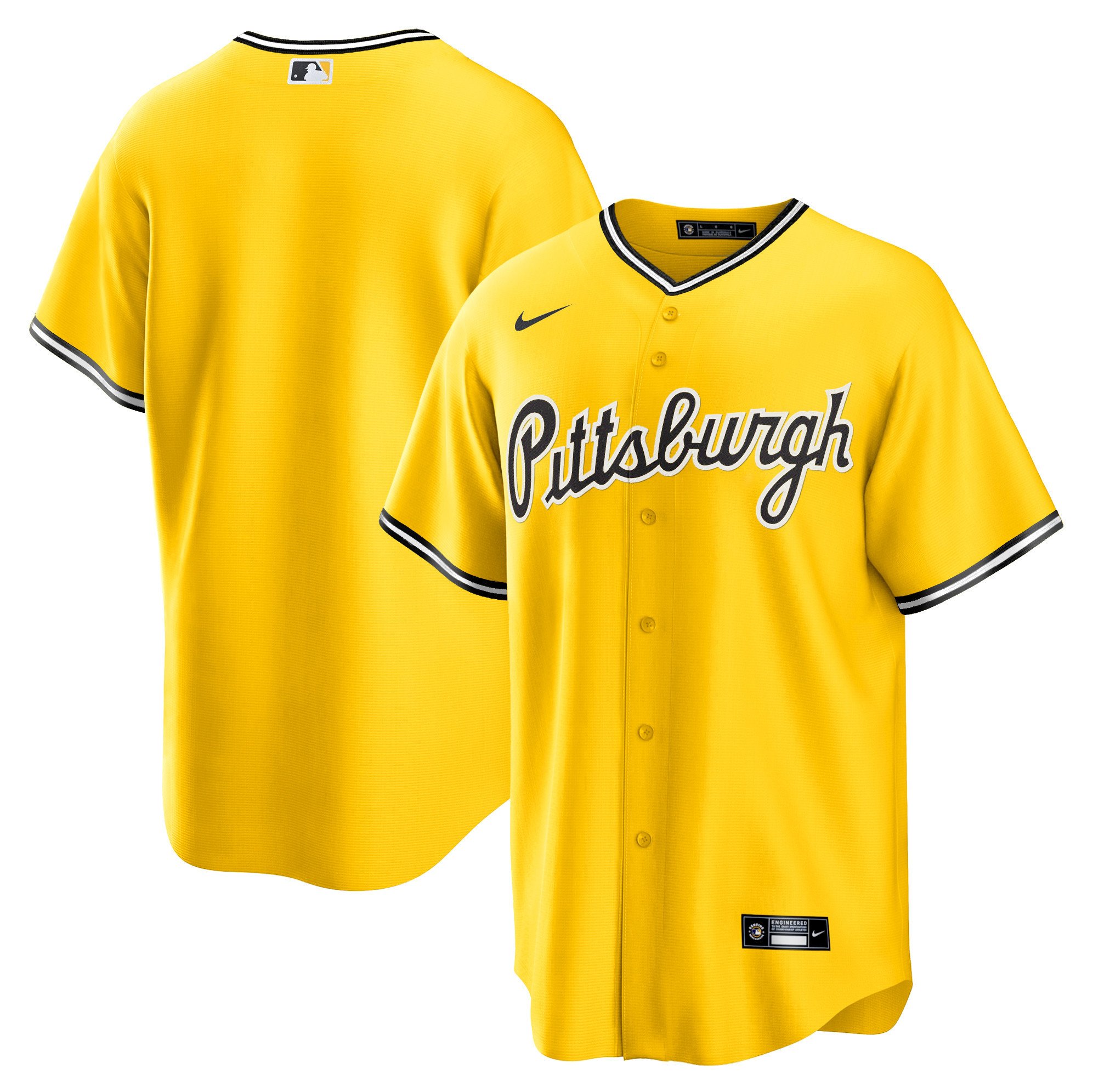 Men Pittsburgh Pirates 2023 Cool Base Fan Made Jersey - All Stitched