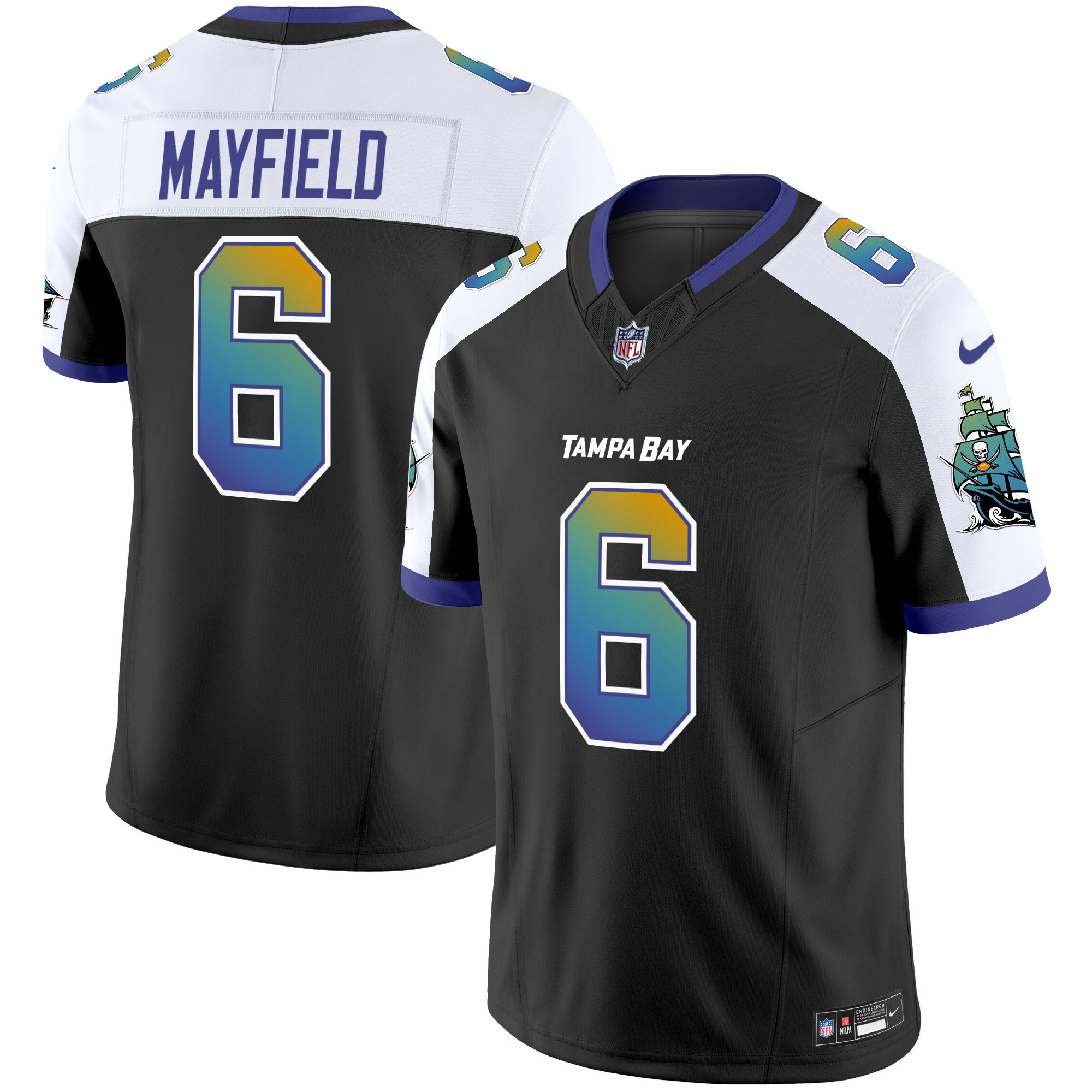 Men's Baker Mayfield Tampa Bay Buccaneers "Tampa City" Vapor Limited Alternate Jersey - All Stitched