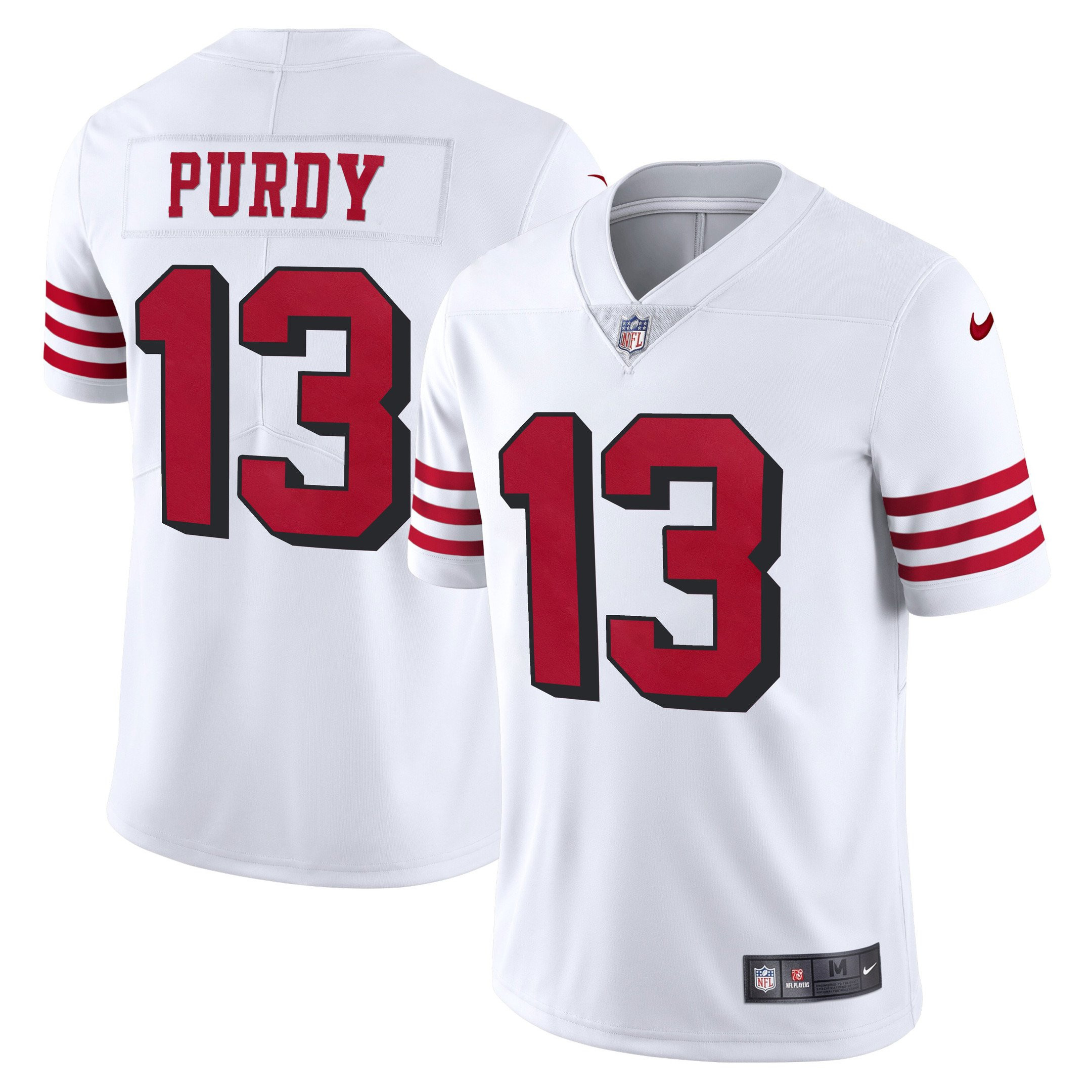 Men's Brock Purdy San Francisco 49ers Game Color Rush Jersey - All Stitched