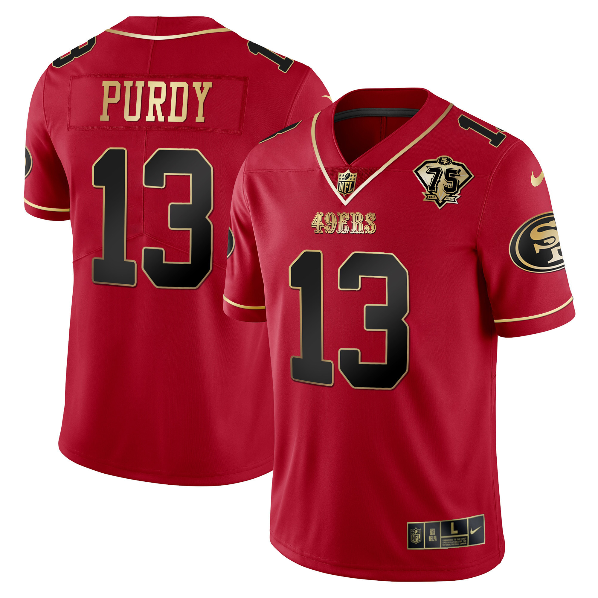 Men's Brock Purdy San Francisco 49ers Game Red Limited Jersey - All Stitched