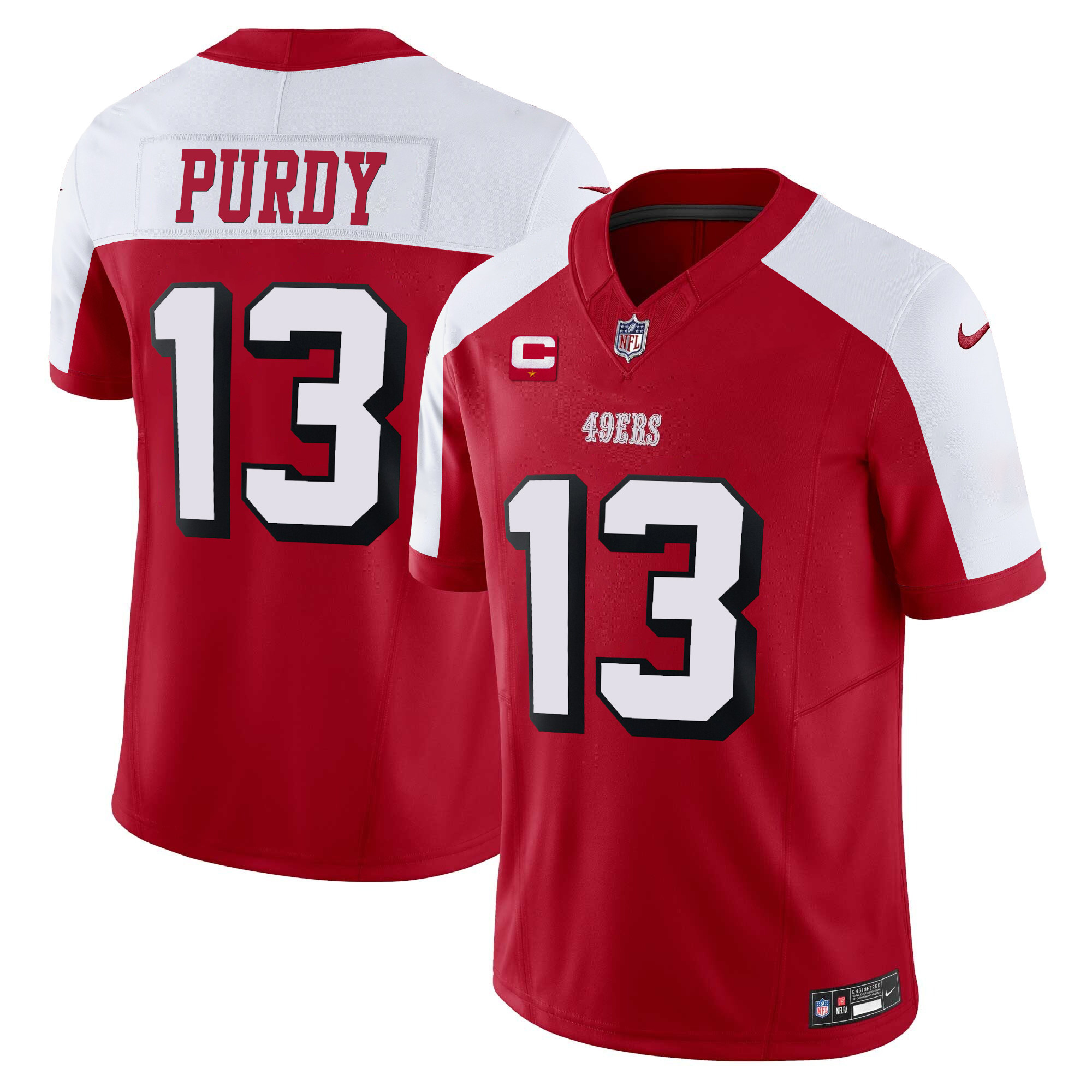 Men's Brock Purdy San Francisco 49ers Vapor Limited Alternate Jersey V2 - All Stitched