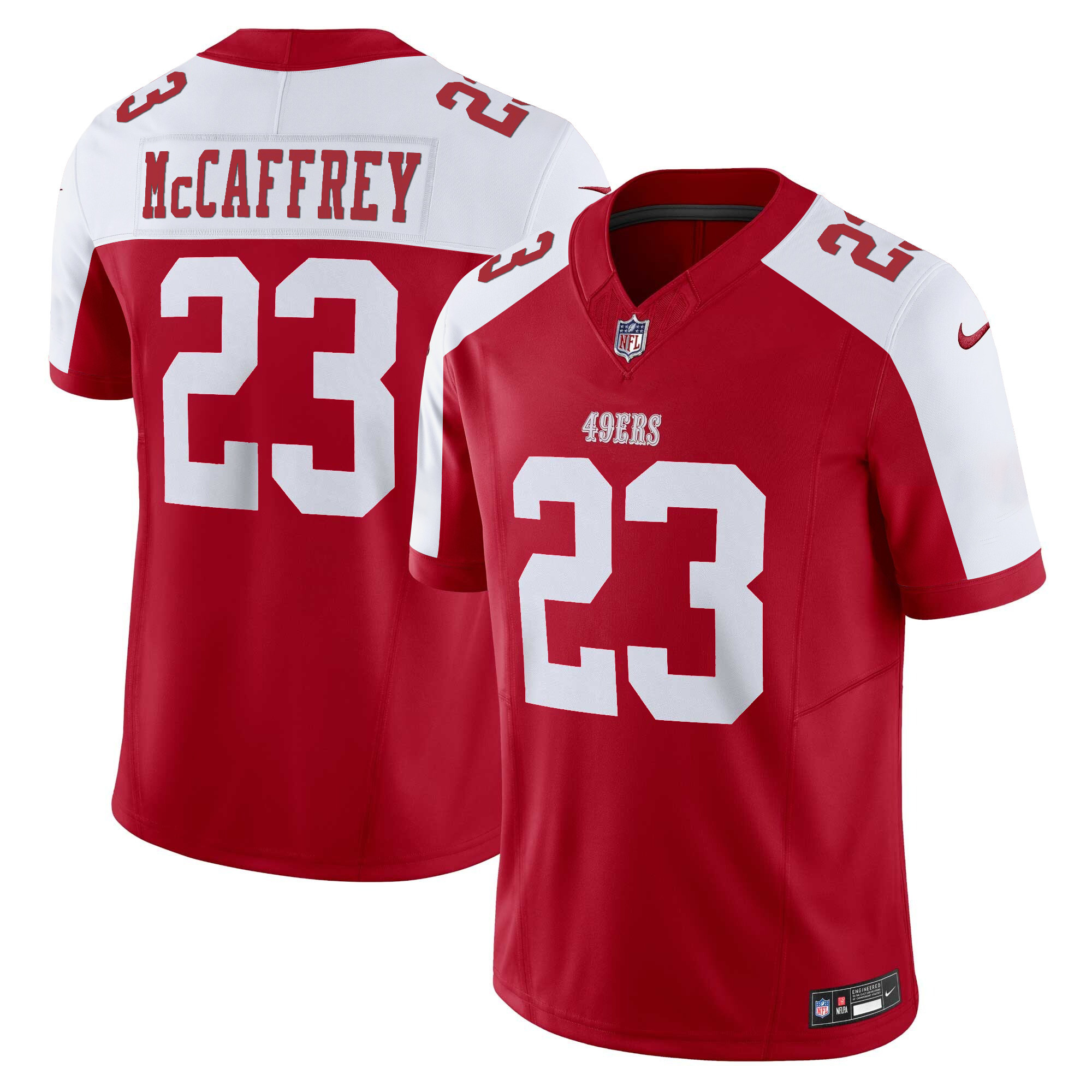 Men's Christian McCaffrey San Francisco 49ers Vapor Limited Alternate Jersey - All Stitched