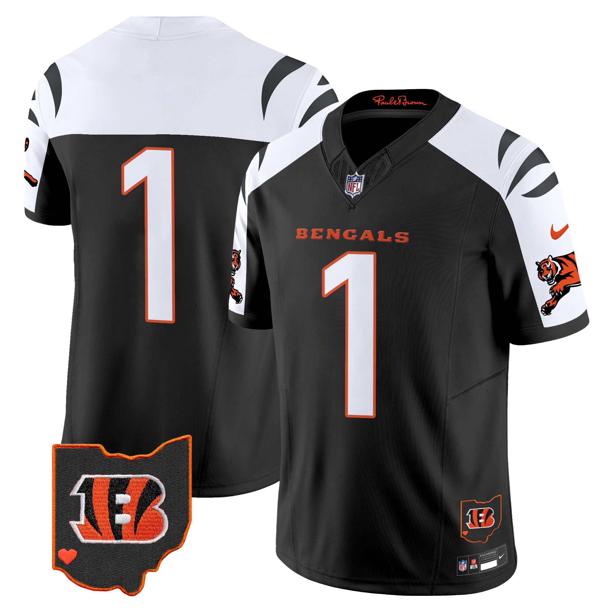 Men's Cincinnati Bengals 2024 Vapor Limited  Alternate Jersey - All Stitched