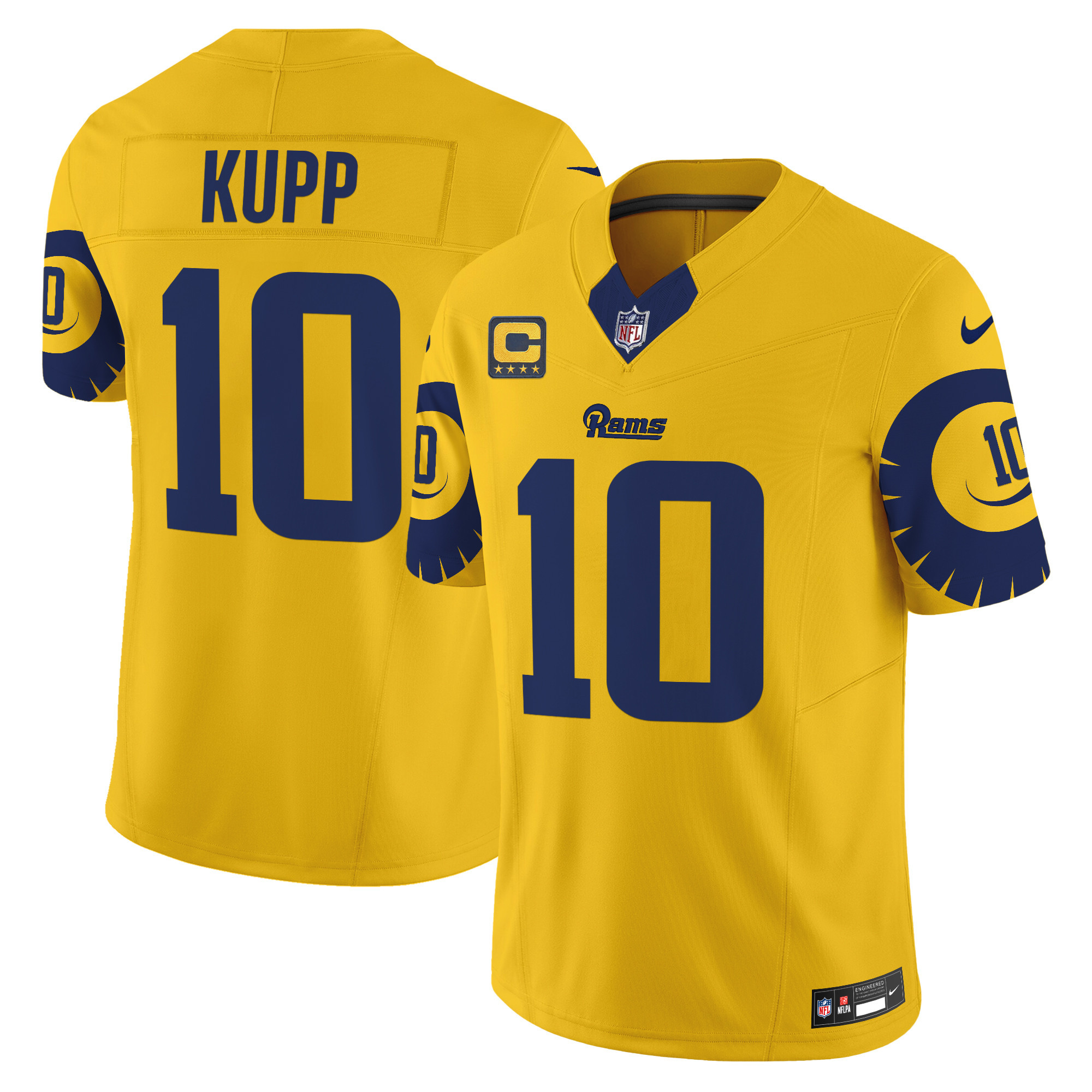 Men's Cooper Kupp Los Angeles Rams Special Vapor Limited Gold Jersey - All Stitched