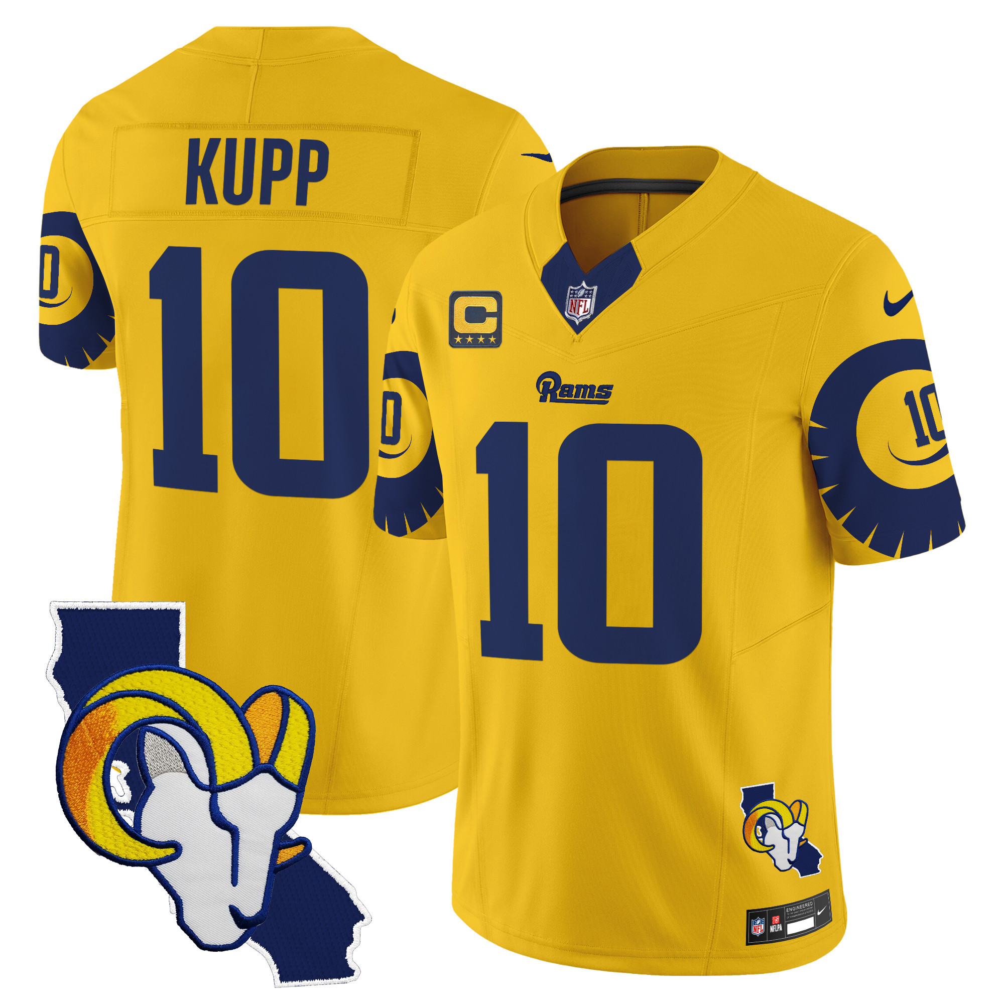 Men's Cooper Kupp Los Angeles Rams Special Vapor Limited Gold Jersey V2 - All Stitched
