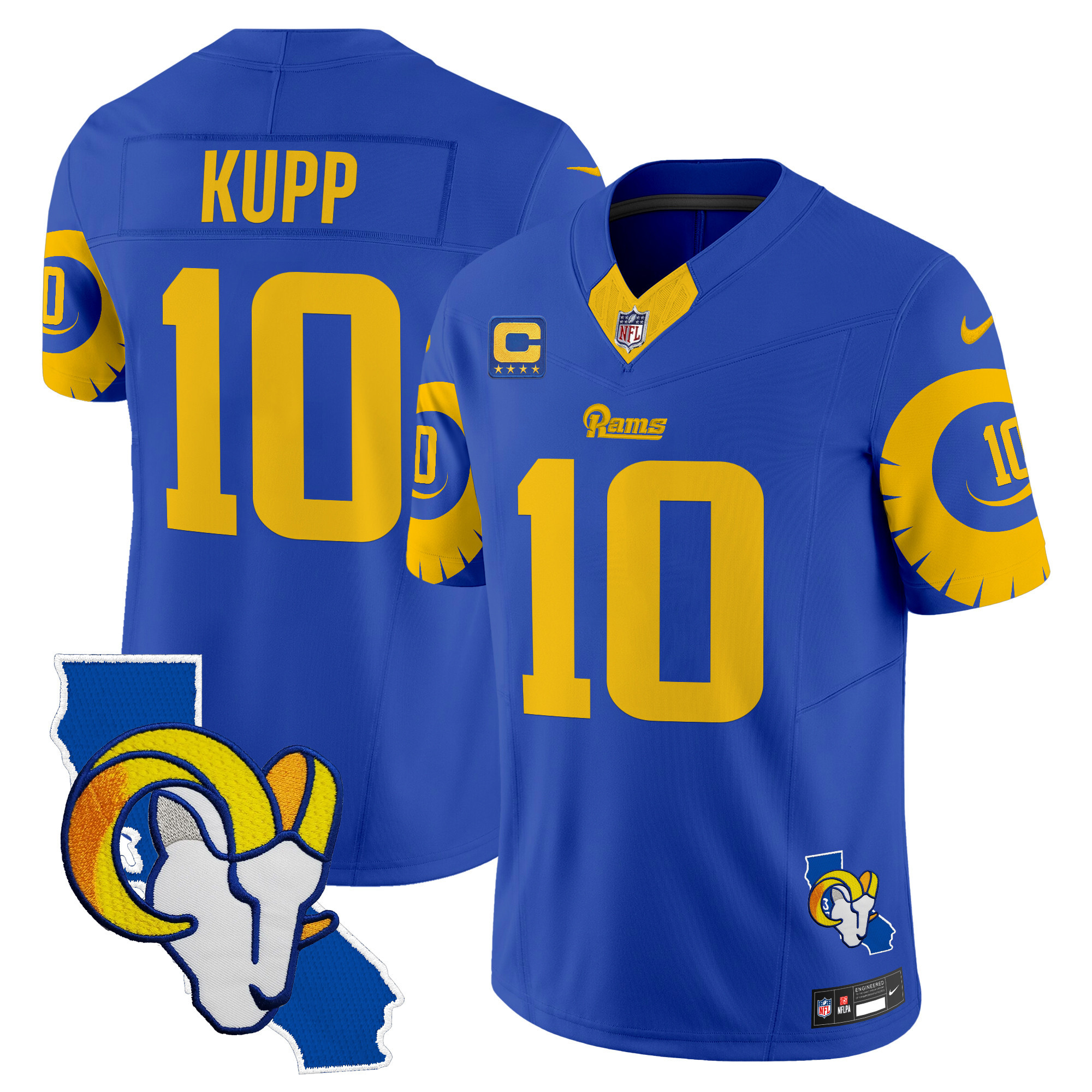 Men's Cooper Kupp Los Angeles Rams Special Vapor Limited Royal Jersey V2 - All Stitched